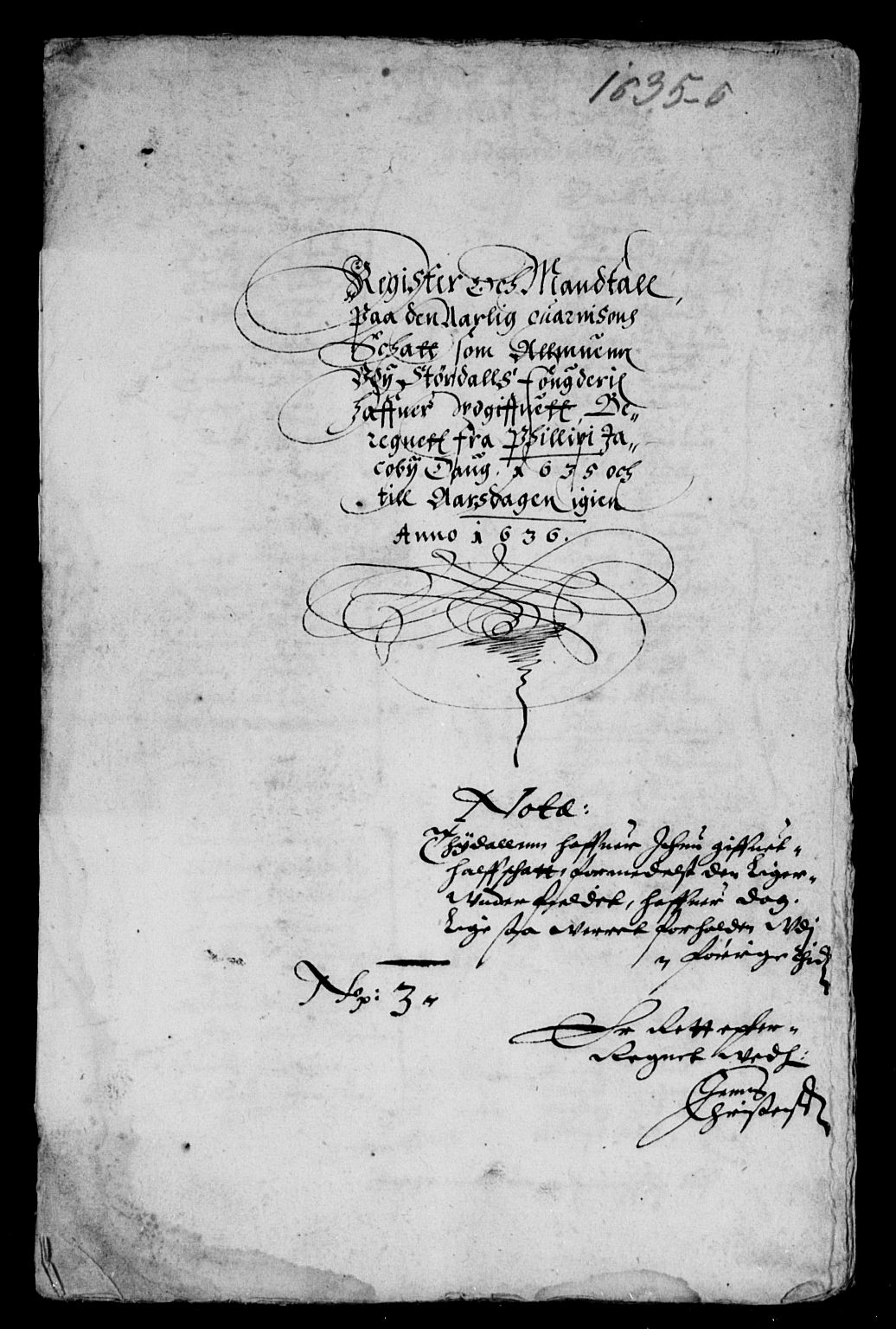 Rentekammeret inntil 1814, Reviderte regnskaper, Lensregnskaper, AV/RA-EA-5023/R/Rb/Rbw/L0058: Trondheim len, 1635-1637