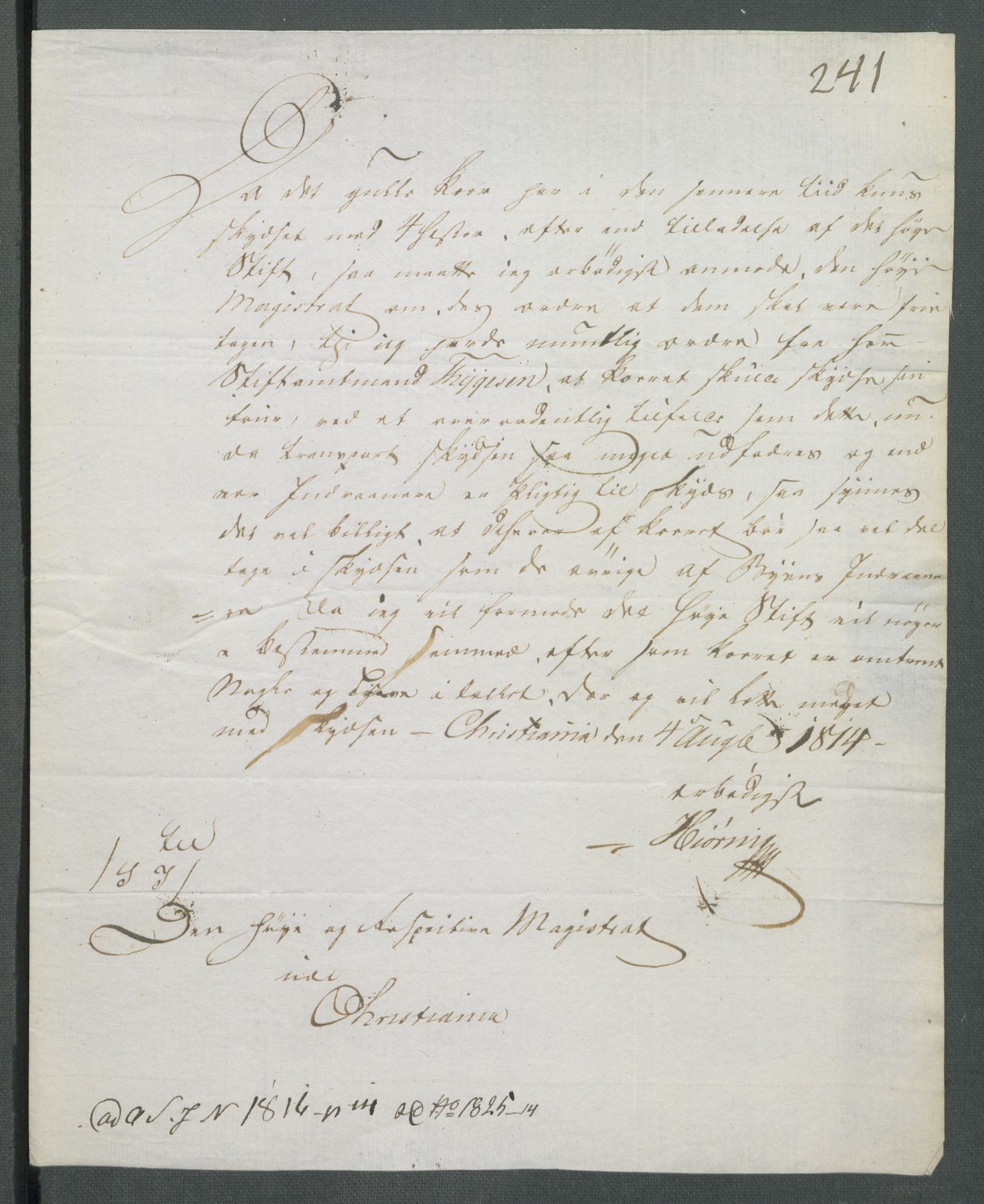 Forskjellige samlinger, Historisk-kronologisk samling, AV/RA-EA-4029/G/Ga/L0009A: Historisk-kronologisk samling. Dokumenter fra januar og ut september 1814. , 1814, p. 232