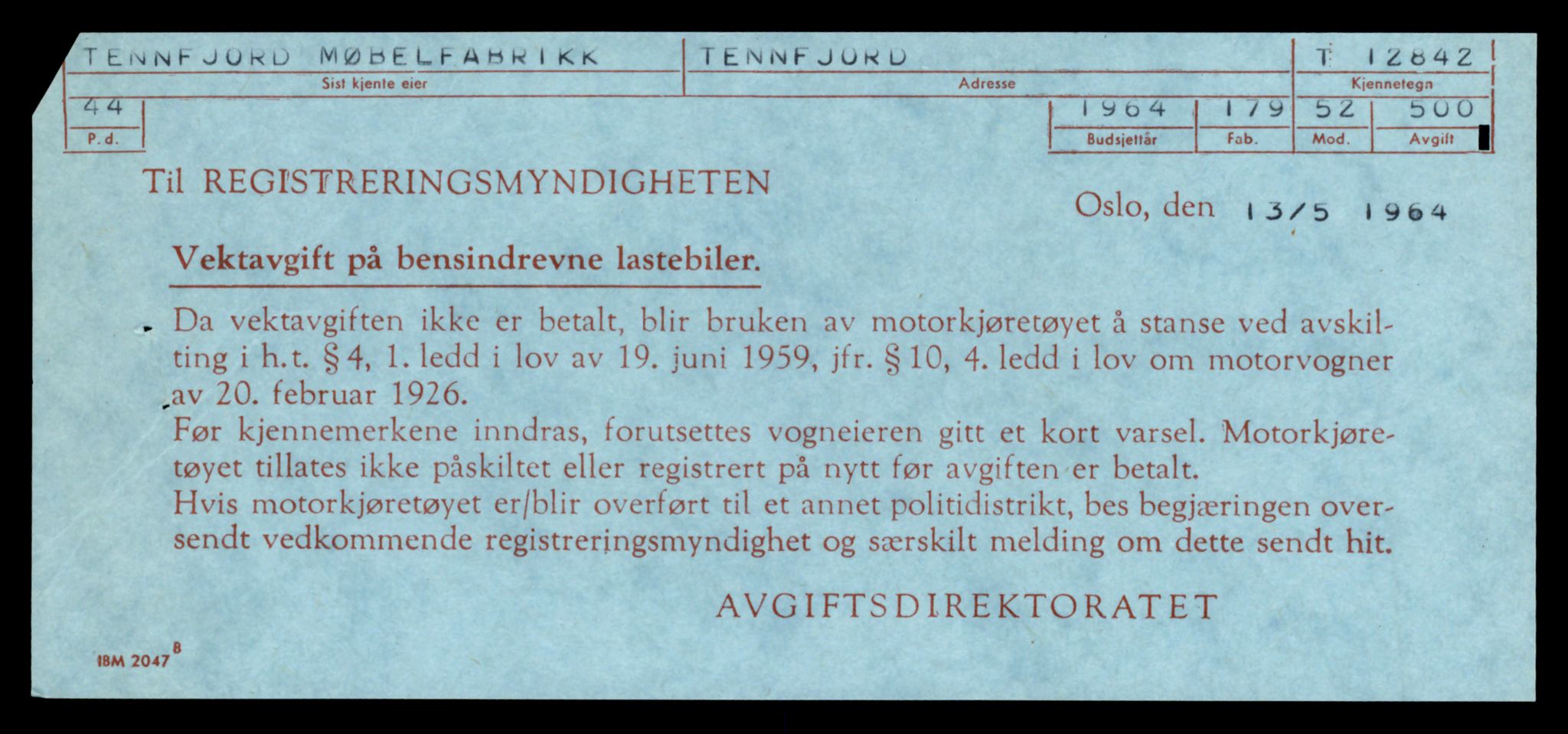 Møre og Romsdal vegkontor - Ålesund trafikkstasjon, AV/SAT-A-4099/F/Fe/L0036: Registreringskort for kjøretøy T 12831 - T 13030, 1927-1998, p. 281
