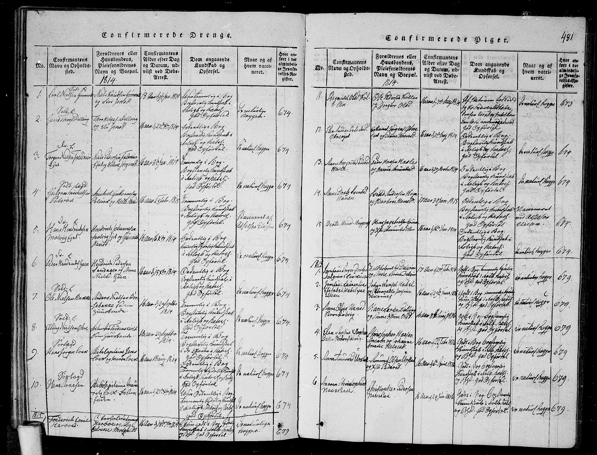 Rygge prestekontor Kirkebøker, SAO/A-10084b/G/Ga/L0001: Parish register (copy) no. 1, 1814-1871, p. 480-481