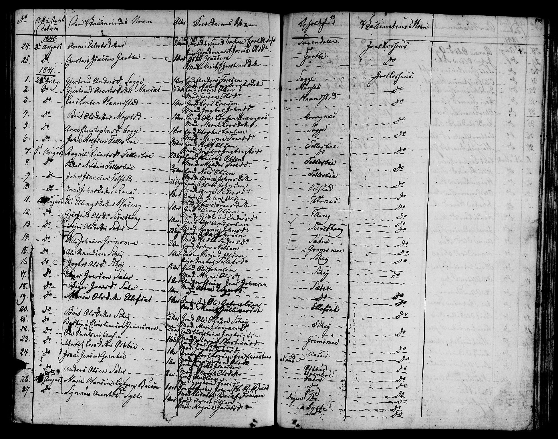 Ministerialprotokoller, klokkerbøker og fødselsregistre - Møre og Romsdal, AV/SAT-A-1454/595/L1042: Parish register (official) no. 595A04, 1829-1843, p. 425