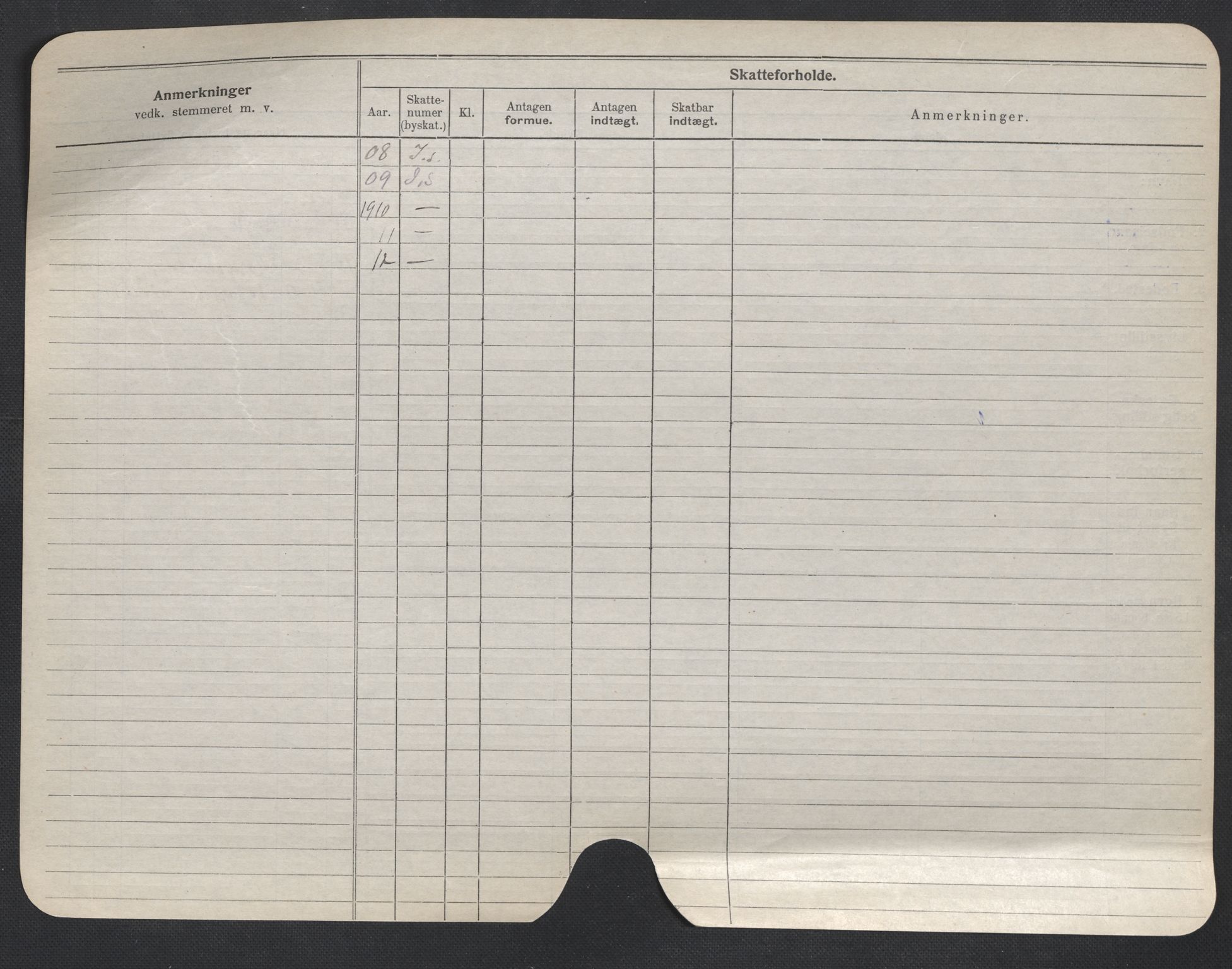 Oslo folkeregister, Registerkort, AV/SAO-A-11715/F/Fa/Fac/L0007: Menn, 1906-1914, p. 924b