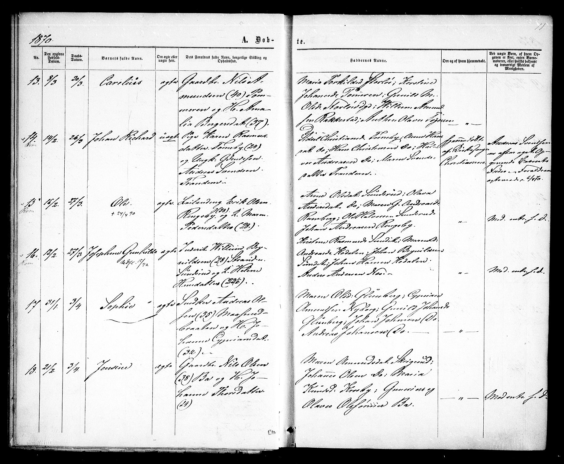 Rødenes prestekontor Kirkebøker, SAO/A-2005/F/Fa/L0008: Parish register (official) no. I 8, 1869-1879, p. 11