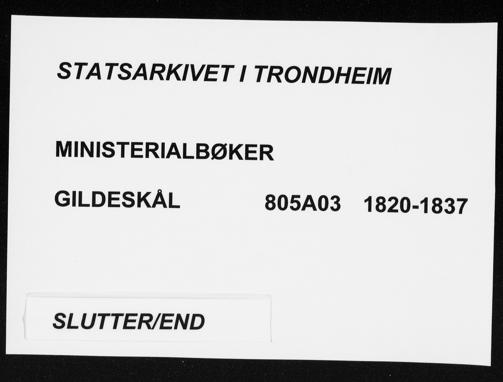Ministerialprotokoller, klokkerbøker og fødselsregistre - Nordland, SAT/A-1459/805/L0096: Parish register (official) no. 805A03, 1820-1837