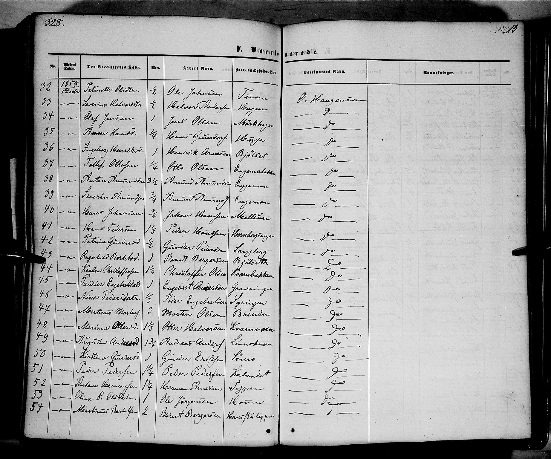 Elverum prestekontor, AV/SAH-PREST-044/H/Ha/Haa/L0010: Parish register (official) no. 10, 1857-1868, p. 328