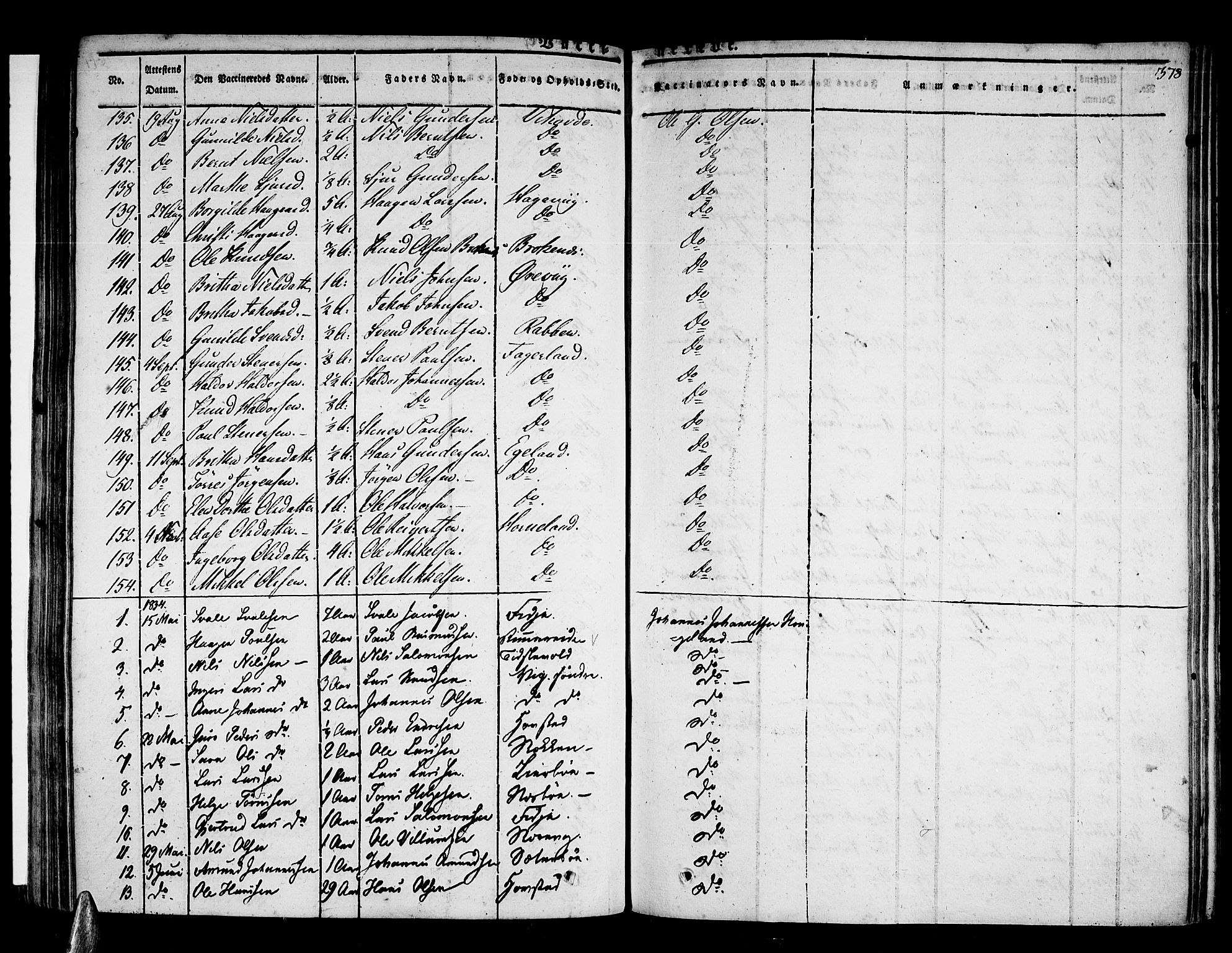 Stord sokneprestembete, SAB/A-78201/H/Haa: Parish register (official) no. A 6, 1826-1840, p. 378