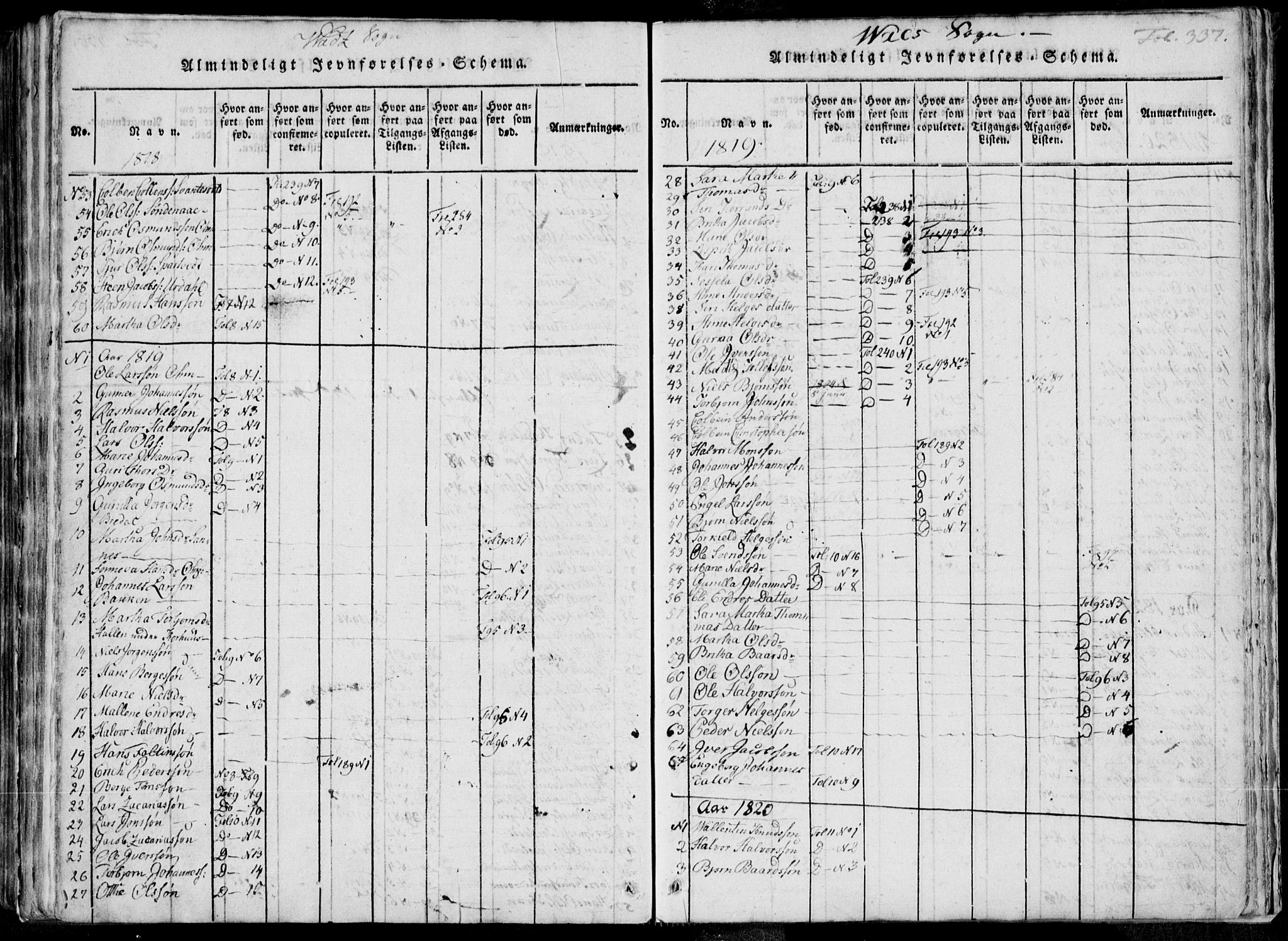 Skjold sokneprestkontor, AV/SAST-A-101847/H/Ha/Haa/L0004: Parish register (official) no. A 4 /2, 1815-1830, p. 337