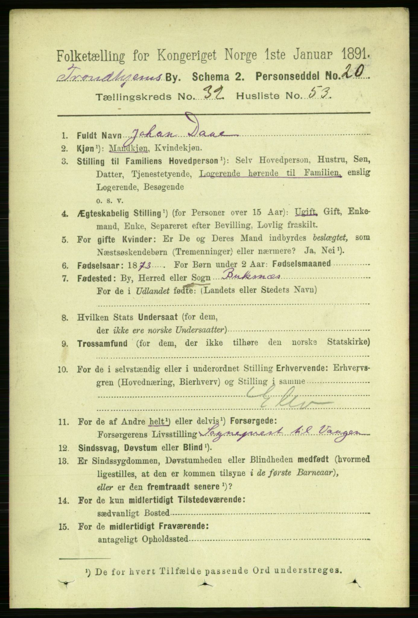 RA, 1891 census for 1601 Trondheim, 1891, p. 24753