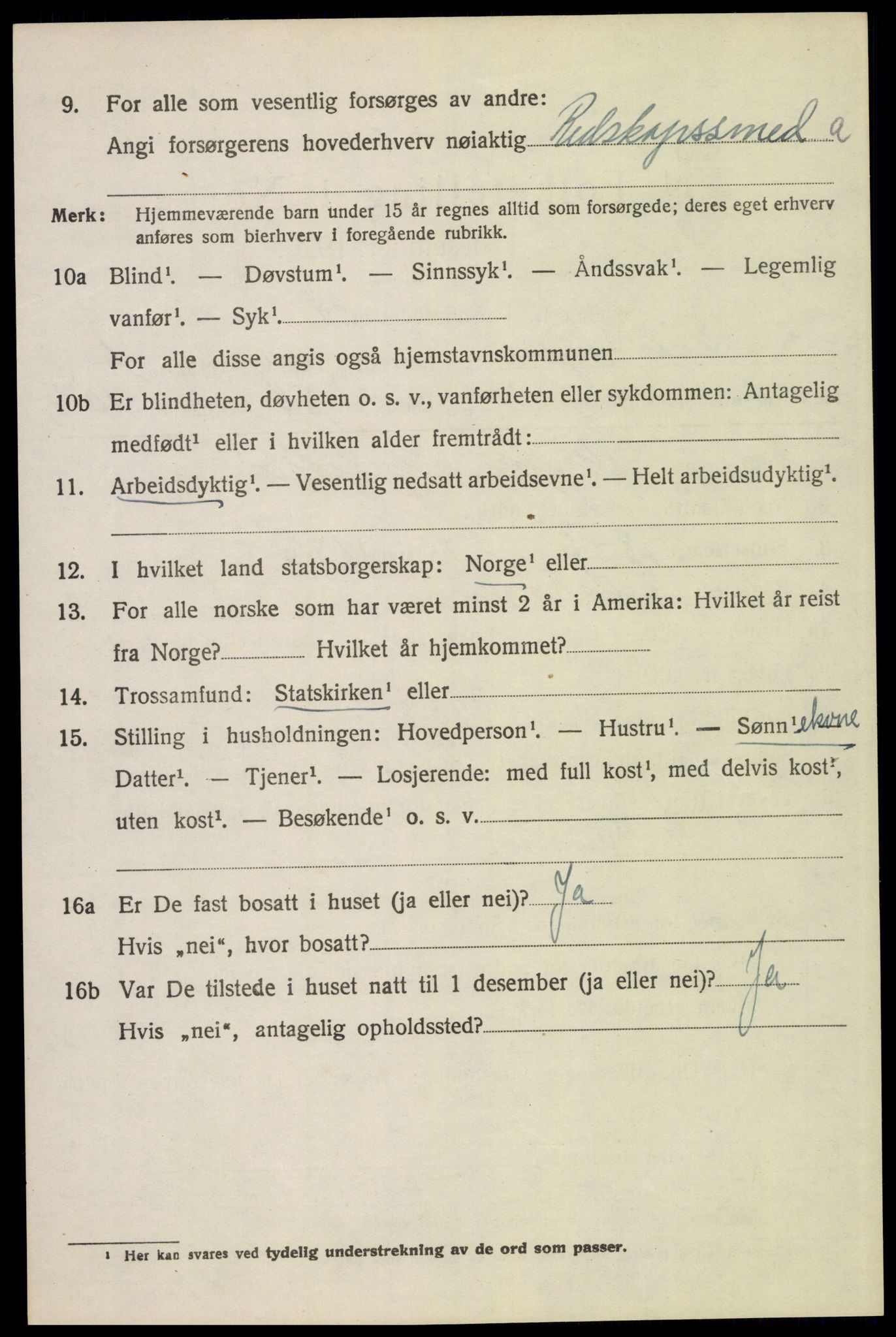 SAH, 1920 census for Eidskog, 1920, p. 6716