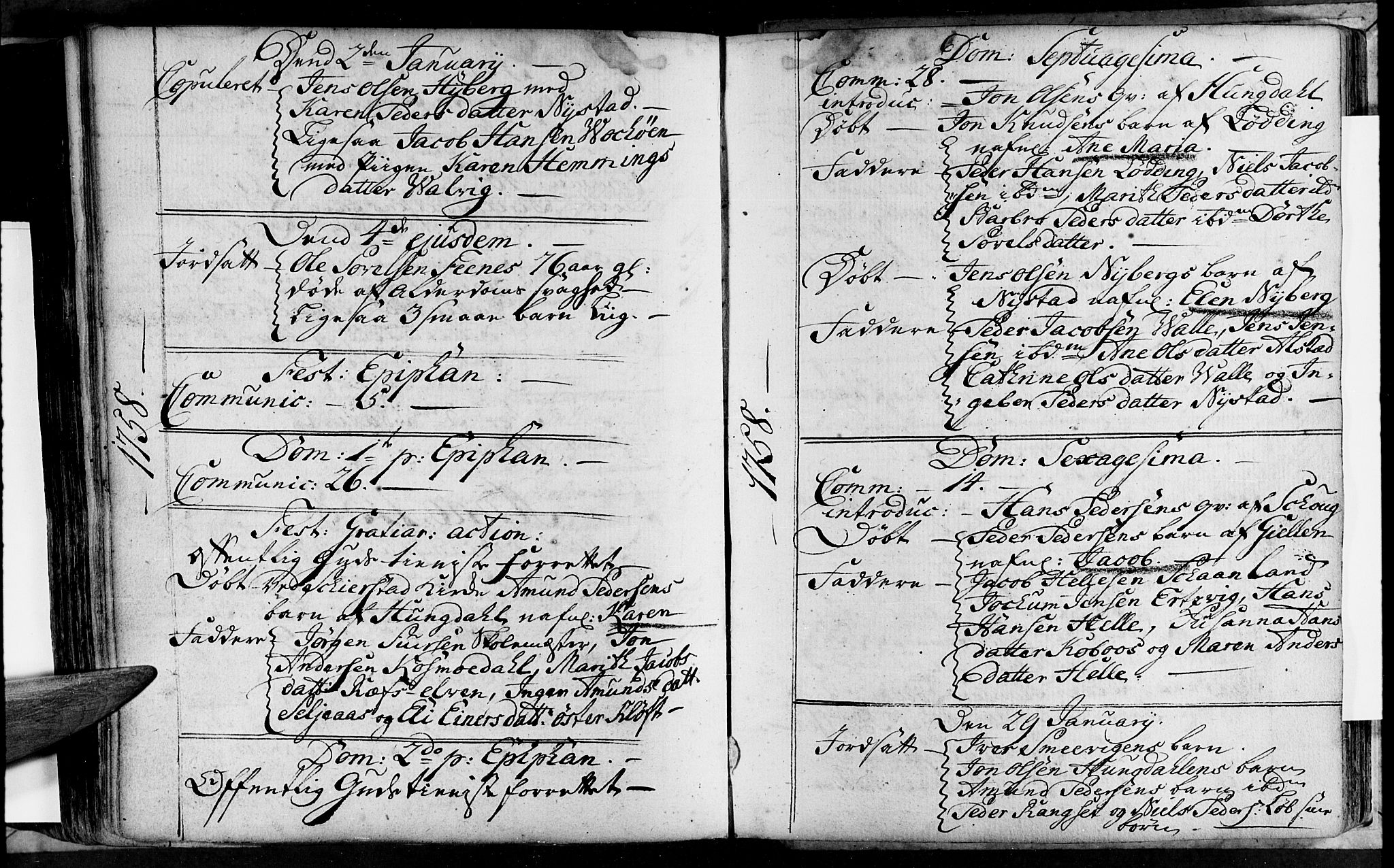 Ministerialprotokoller, klokkerbøker og fødselsregistre - Nordland, AV/SAT-A-1459/801/L0002: Parish register (official) no. 801A02, 1744-1761