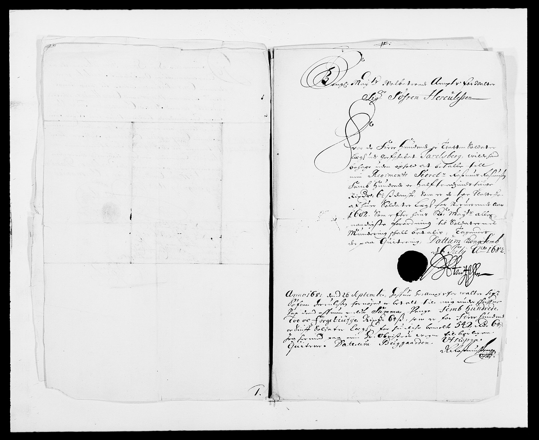 Rentekammeret inntil 1814, Reviderte regnskaper, Fogderegnskap, AV/RA-EA-4092/R32/L1851: Fogderegnskap Jarlsberg grevskap, 1682, p. 324