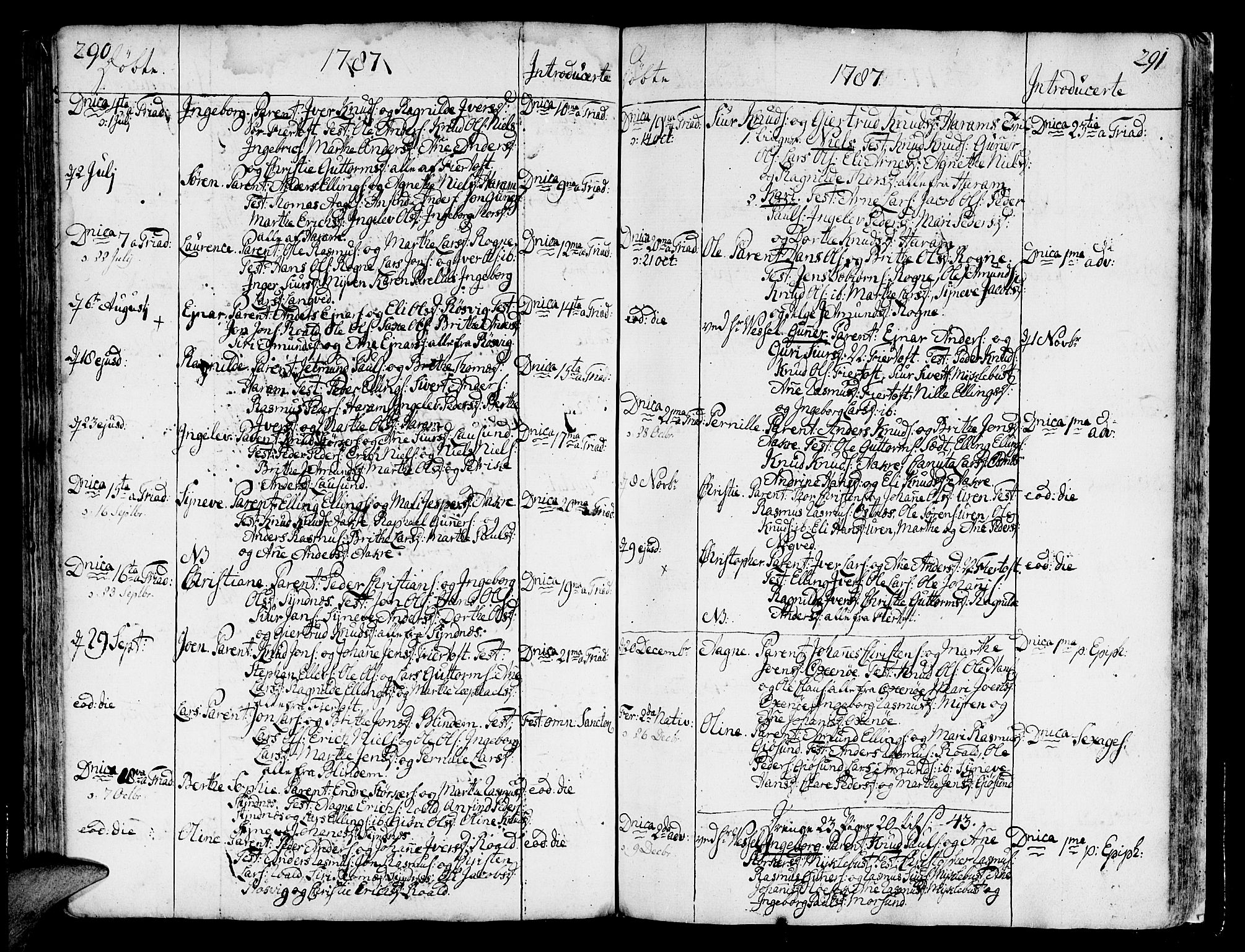 Ministerialprotokoller, klokkerbøker og fødselsregistre - Møre og Romsdal, SAT/A-1454/536/L0493: Parish register (official) no. 536A02, 1739-1802, p. 290-291