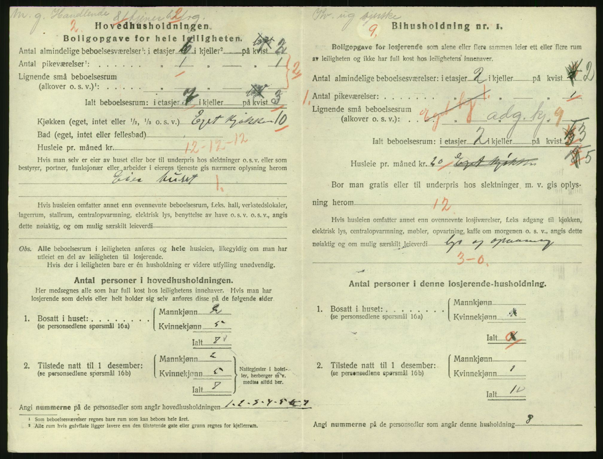 SAK, 1920 census for Risør, 1920, p. 1944