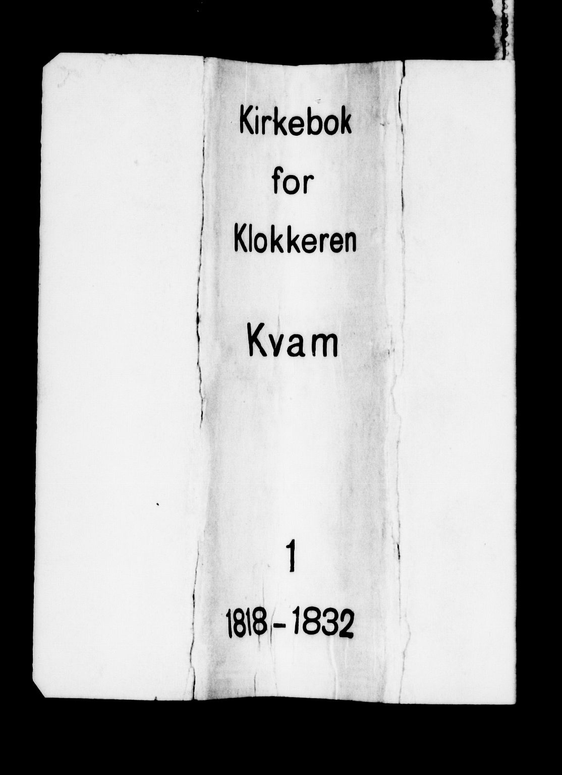 Kvam sokneprestembete, SAB/A-76201/H/Hab: Parish register (copy) no. A 1, 1818-1832