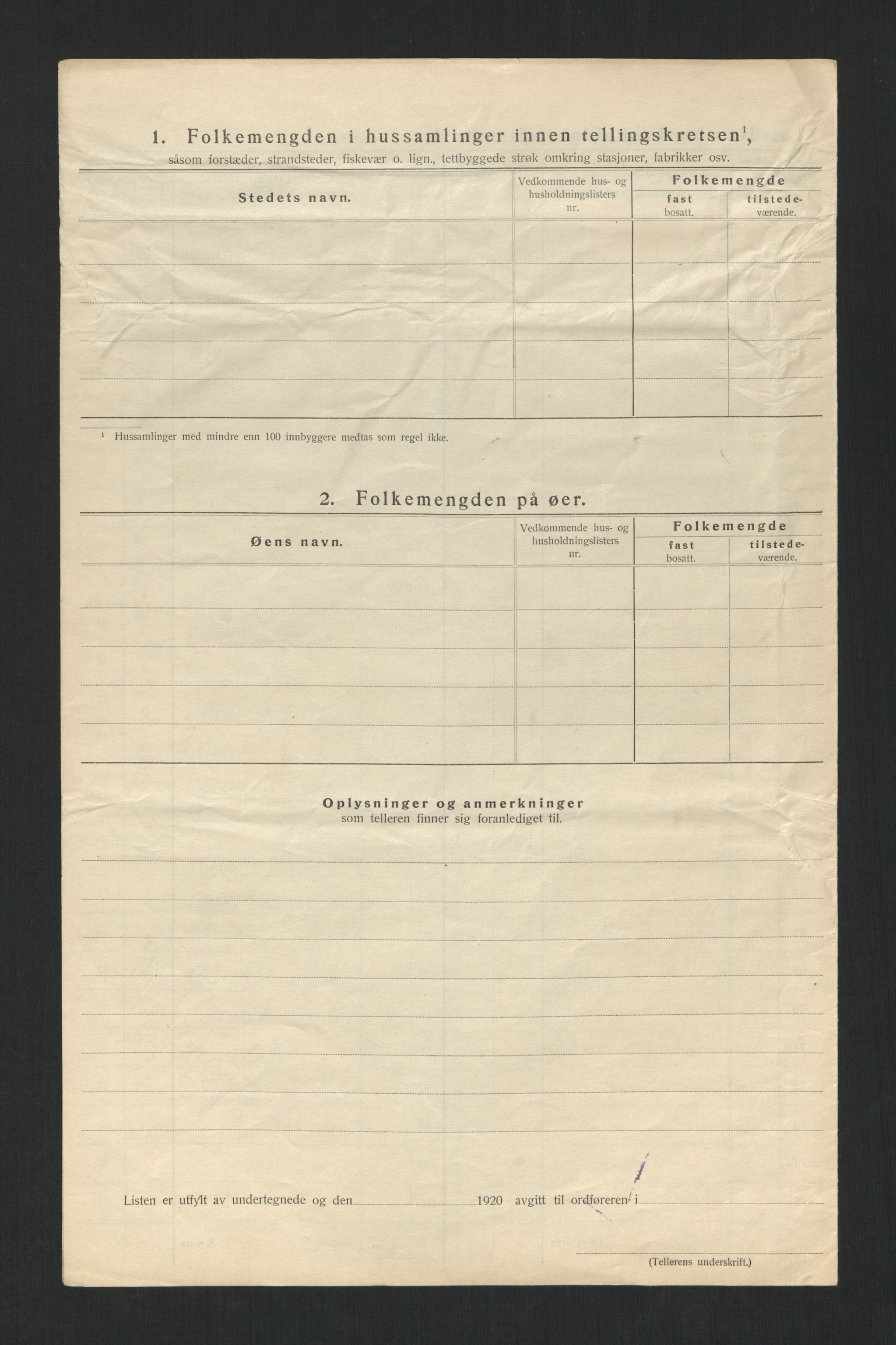 SAT, 1920 census for Snåsa, 1920, p. 47