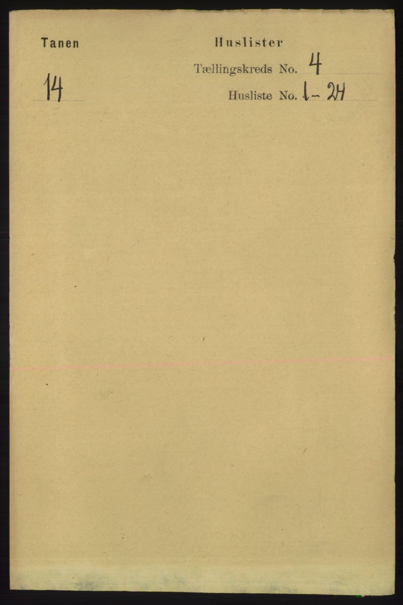 RA, 1891 census for 2025 Tana, 1891, p. 1715