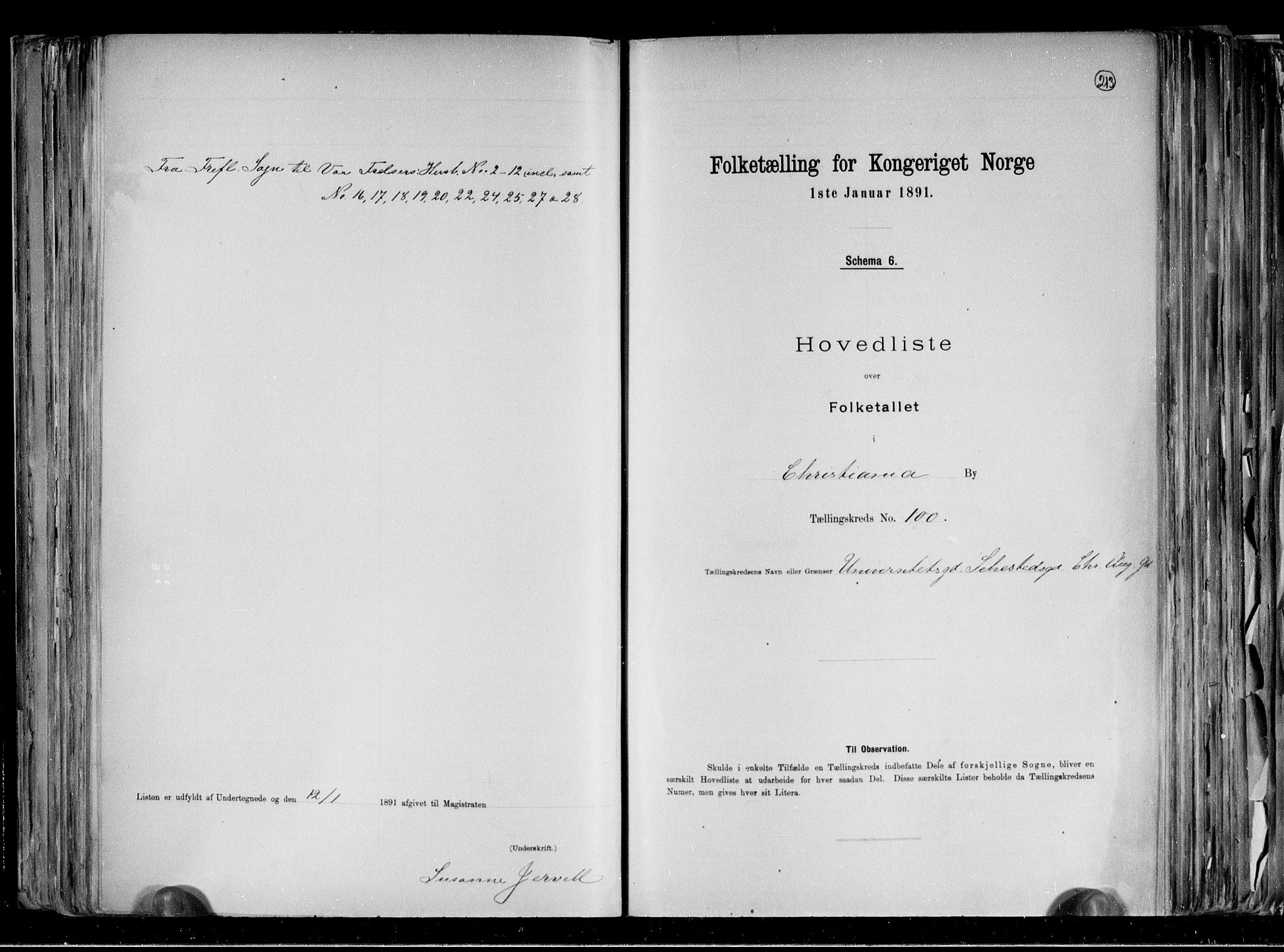 RA, 1891 census for 0301 Kristiania, 1891, p. 38199