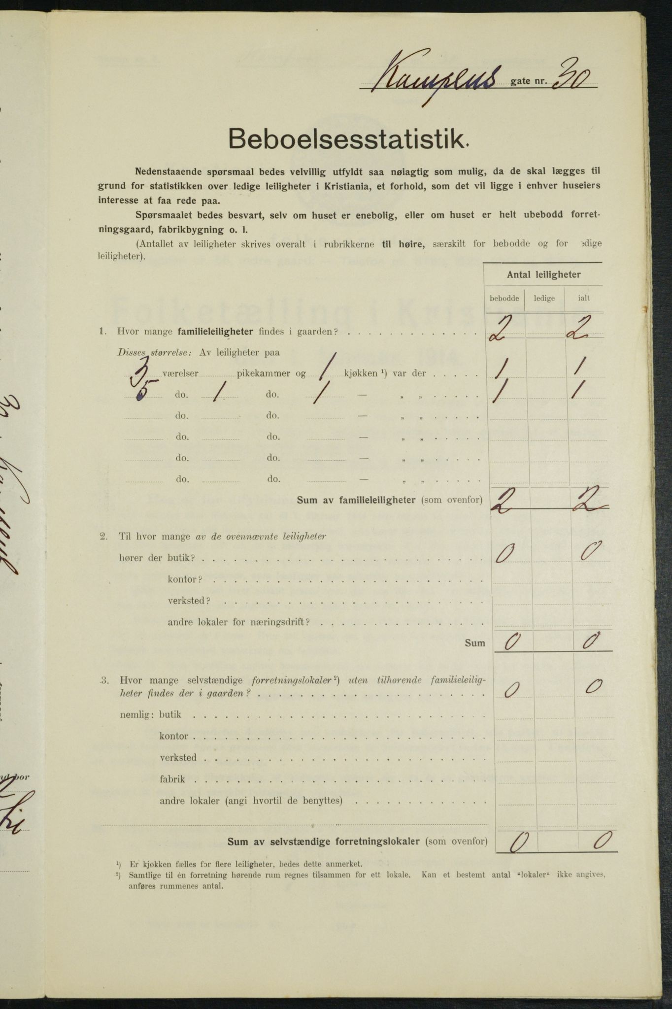 OBA, Municipal Census 1914 for Kristiania, 1914, p. 47893