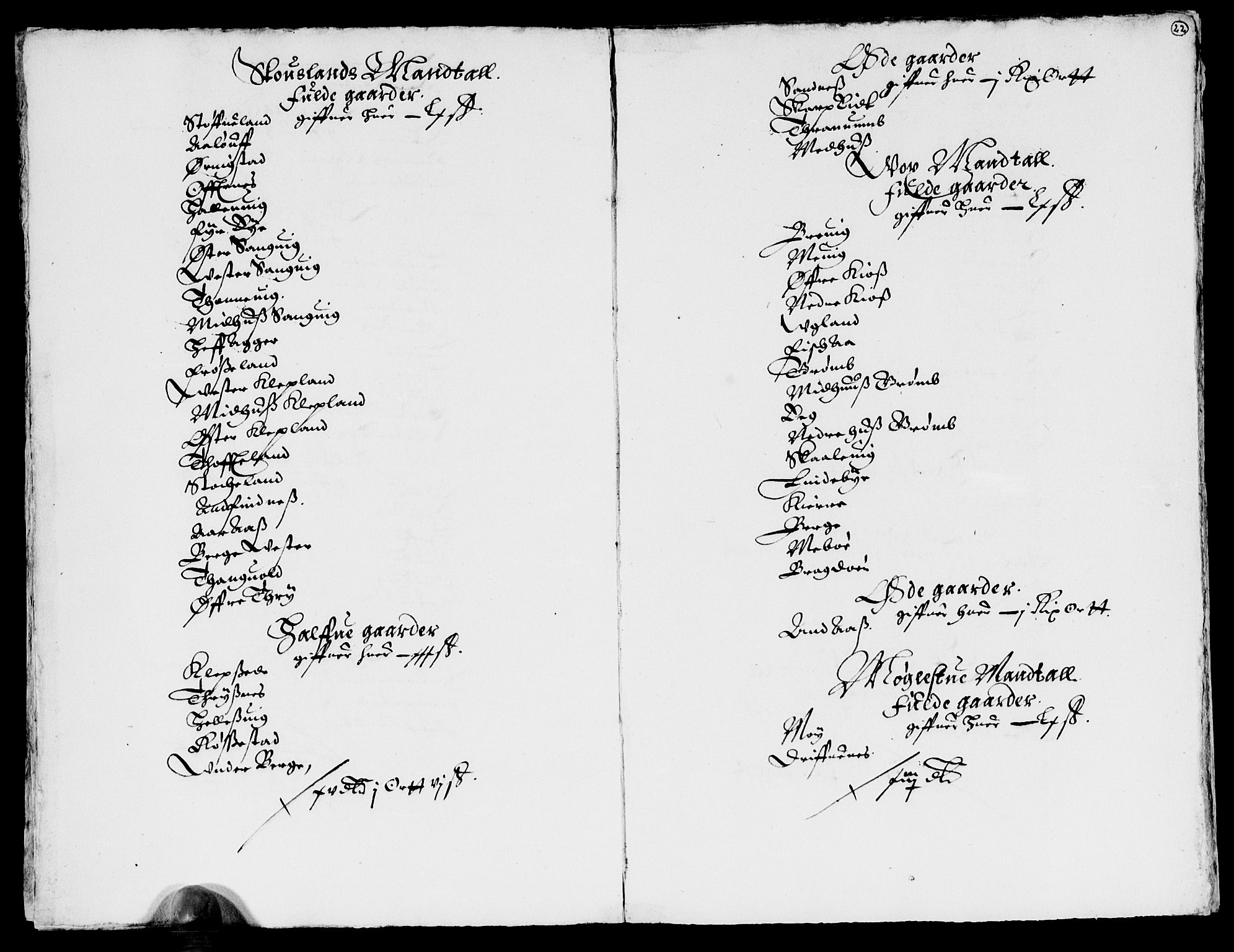 Rentekammeret inntil 1814, Reviderte regnskaper, Lensregnskaper, AV/RA-EA-5023/R/Rb/Rbq/L0020: Nedenes len. Mandals len. Råbyggelag., 1630-1631