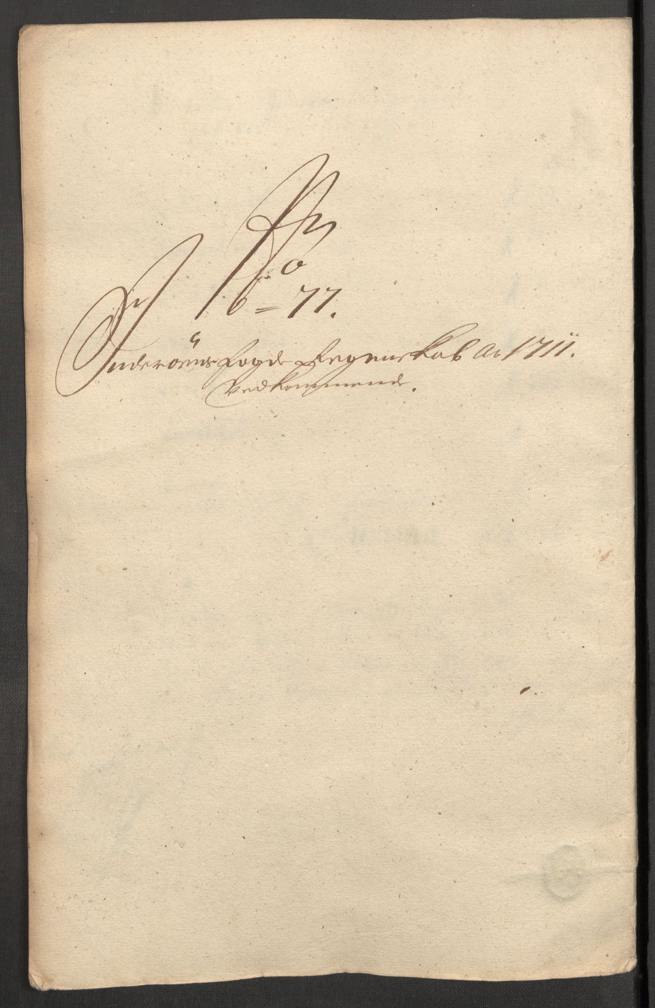 Rentekammeret inntil 1814, Reviderte regnskaper, Fogderegnskap, AV/RA-EA-4092/R63/L4319: Fogderegnskap Inderøy, 1711, p. 444