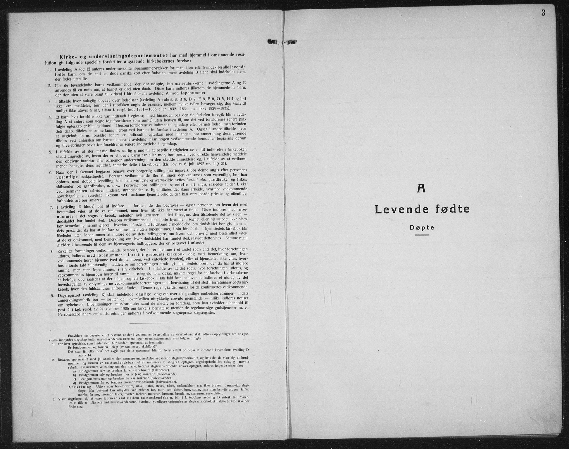Ministerialprotokoller, klokkerbøker og fødselsregistre - Møre og Romsdal, SAT/A-1454/578/L0911: Parish register (copy) no. 578C04, 1921-1940, p. 3