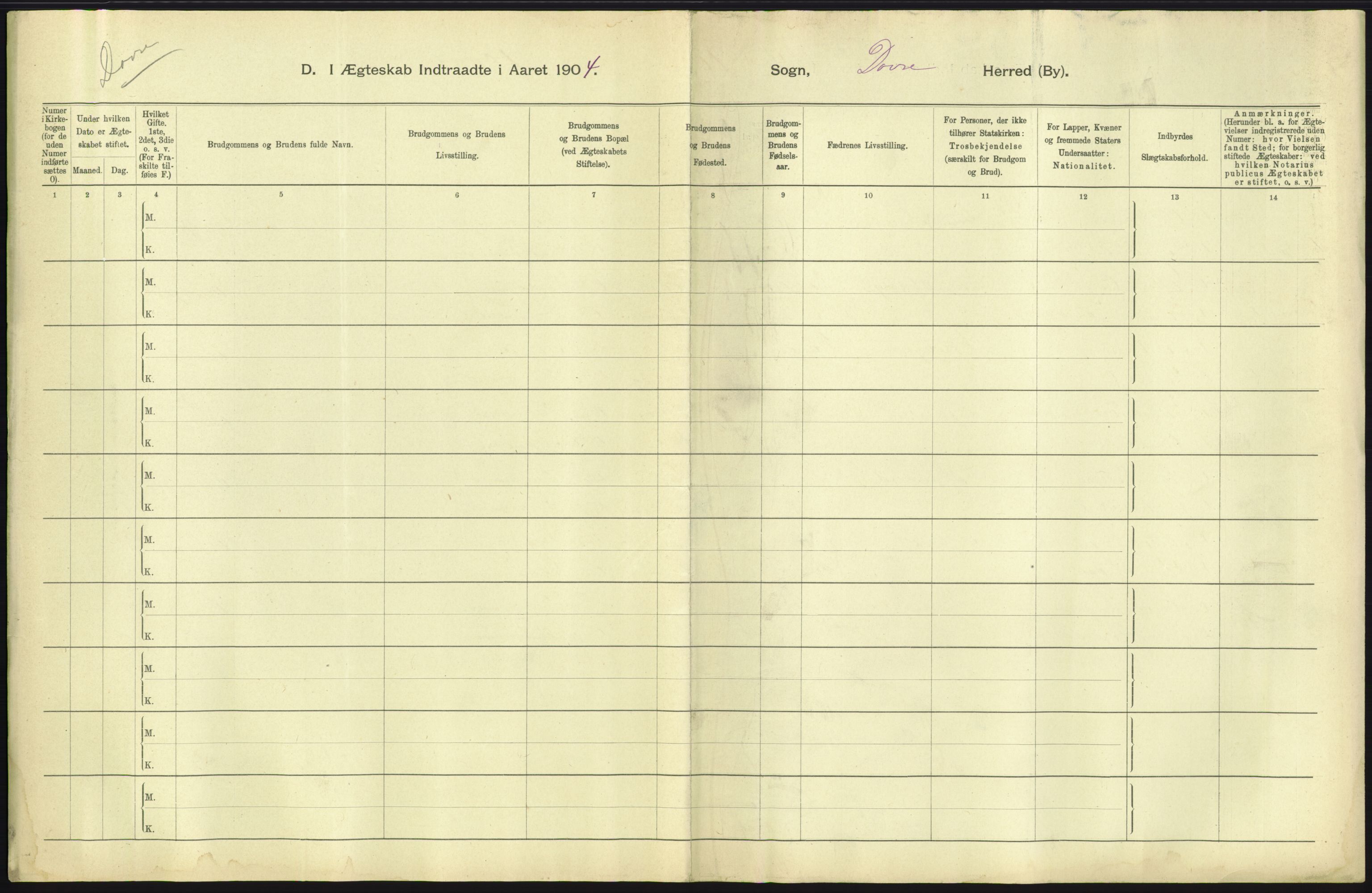 Statistisk sentralbyrå, Sosiodemografiske emner, Befolkning, AV/RA-S-2228/D/Df/Dfa/Dfab/L0006: Kristians amt: Fødte, gifte, døde, 1904, p. 831