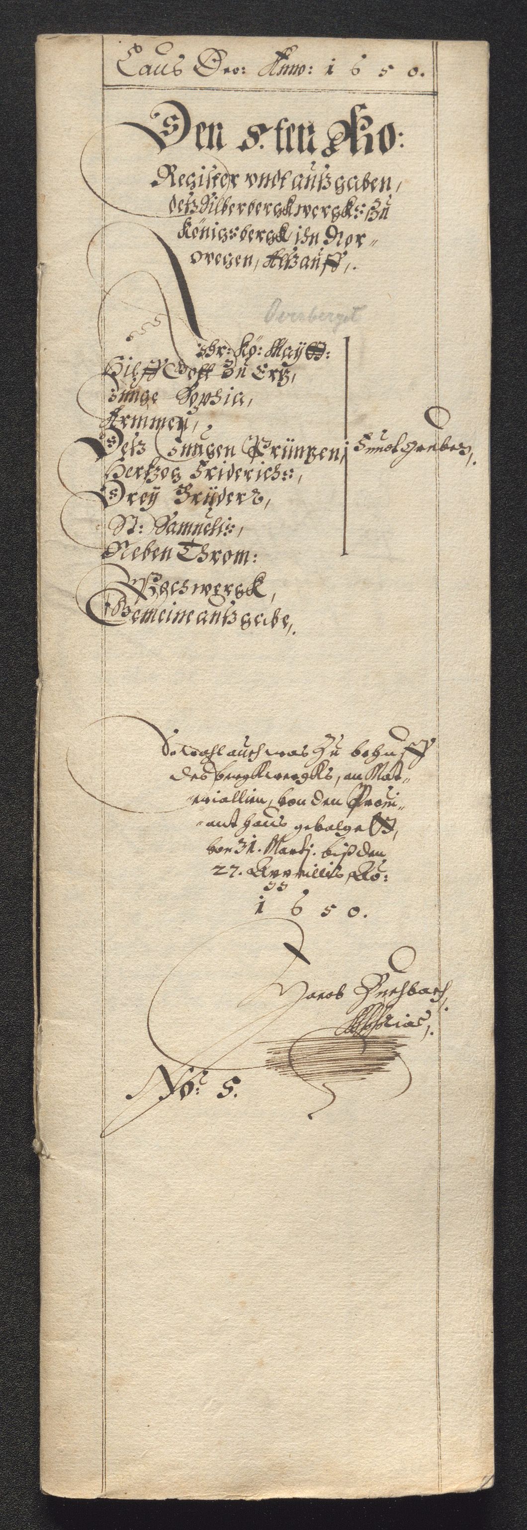 Kongsberg Sølvverk 1623-1816, SAKO/EA-3135/001/D/Dc/Dcd/L0024: Utgiftsregnskap for gruver m.m. , 1650, p. 91