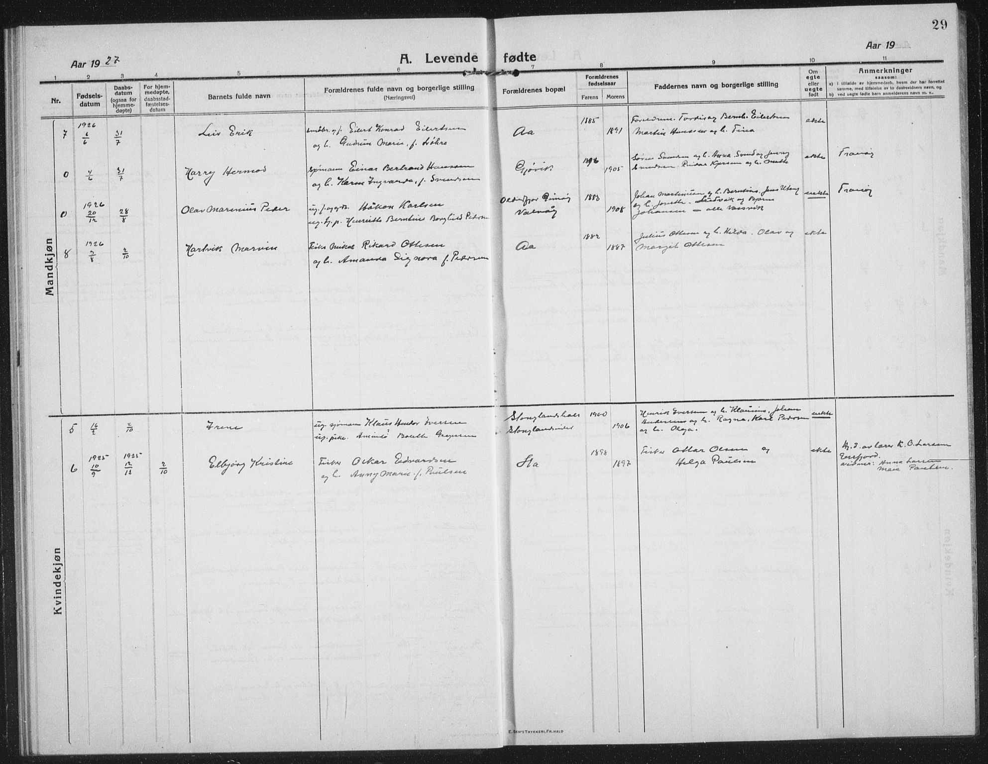 Tranøy sokneprestkontor, AV/SATØ-S-1313/I/Ia/Iab/L0019klokker: Parish register (copy) no. 19, 1914-1940, p. 29