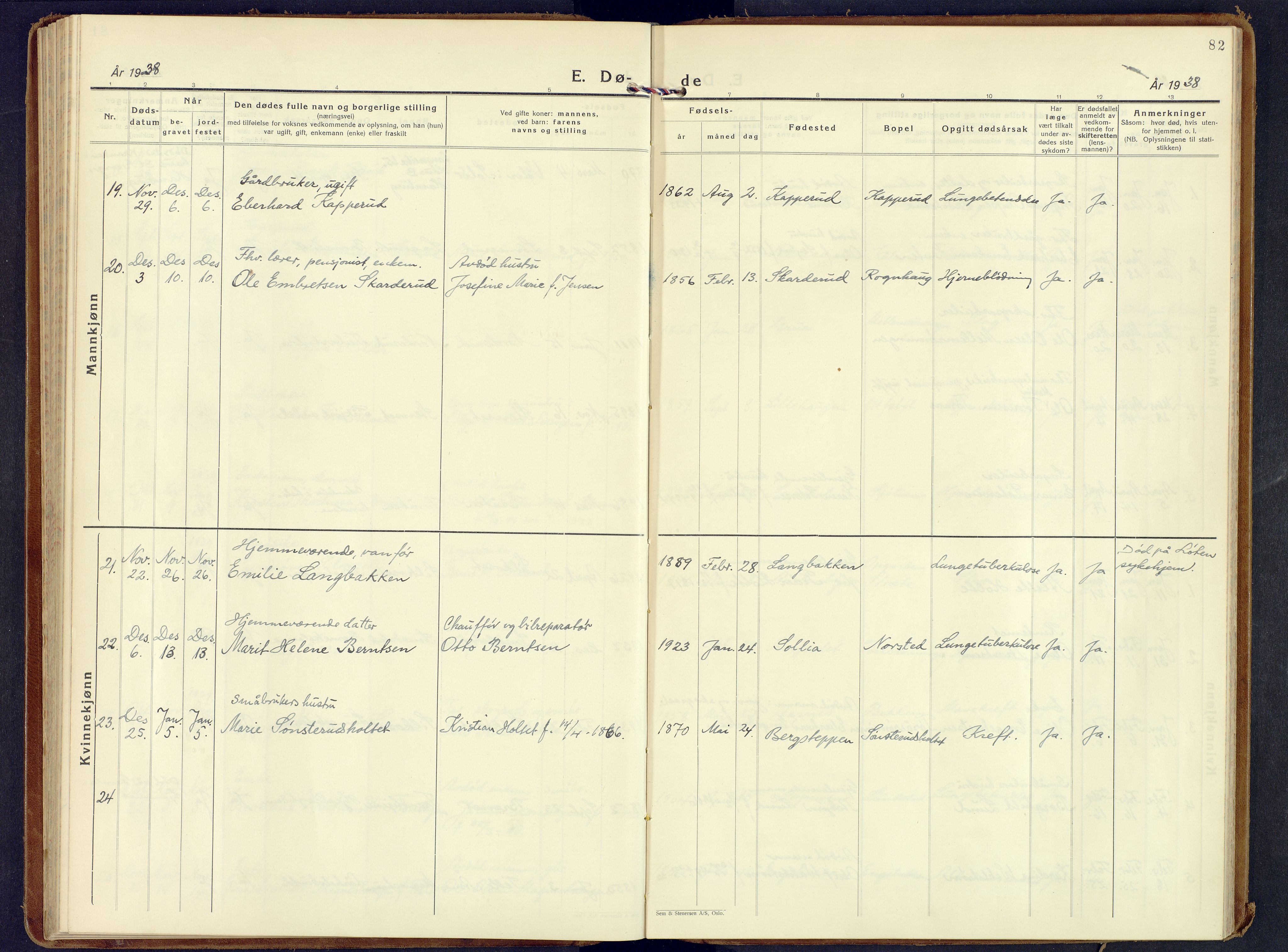 Våler prestekontor, Hedmark, AV/SAH-PREST-040/H/Ha/Haa/L0012: Parish register (official) no. 12, 1933-1952, p. 82