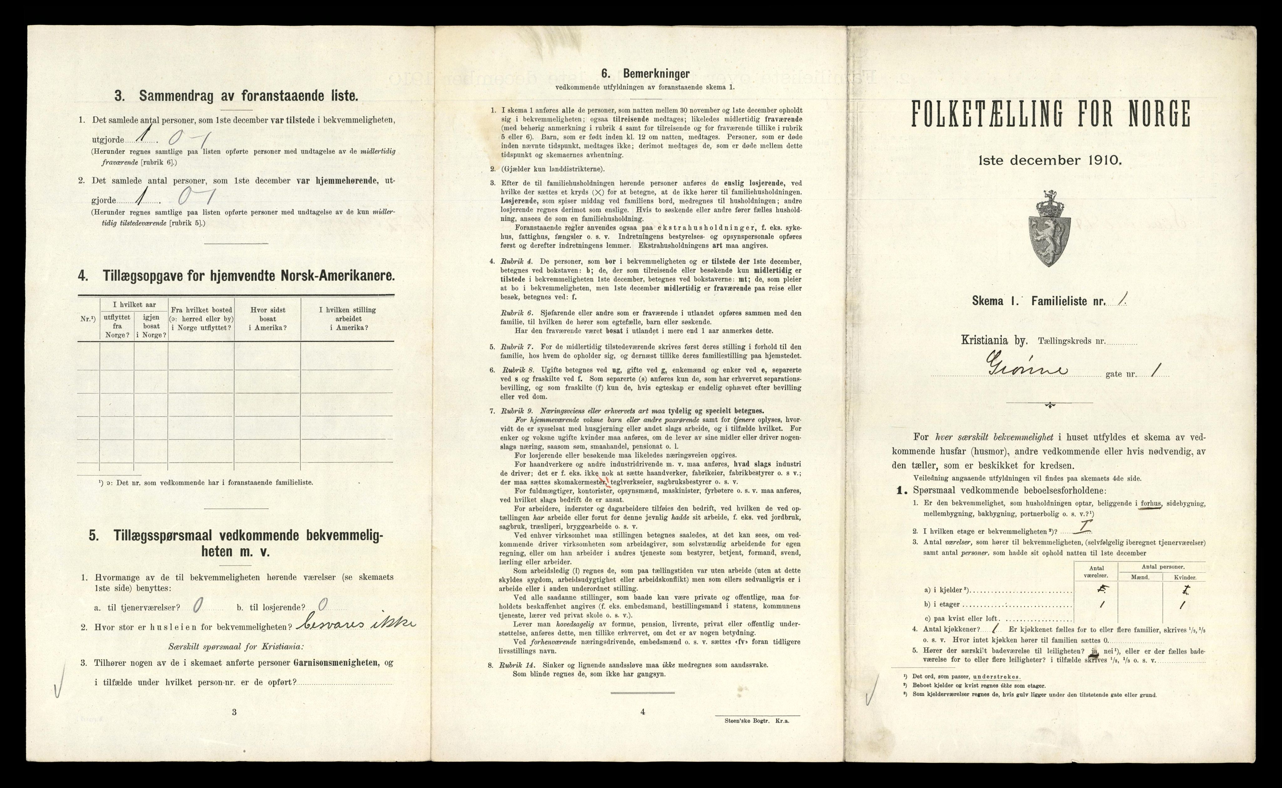 RA, 1910 census for Kristiania, 1910, p. 31381