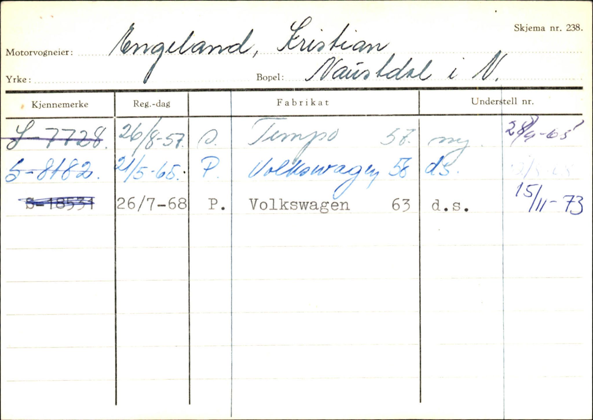 Statens vegvesen, Sogn og Fjordane vegkontor, SAB/A-5301/4/F/L0129: Eigarregistrer Eid A-S, 1945-1975, p. 440