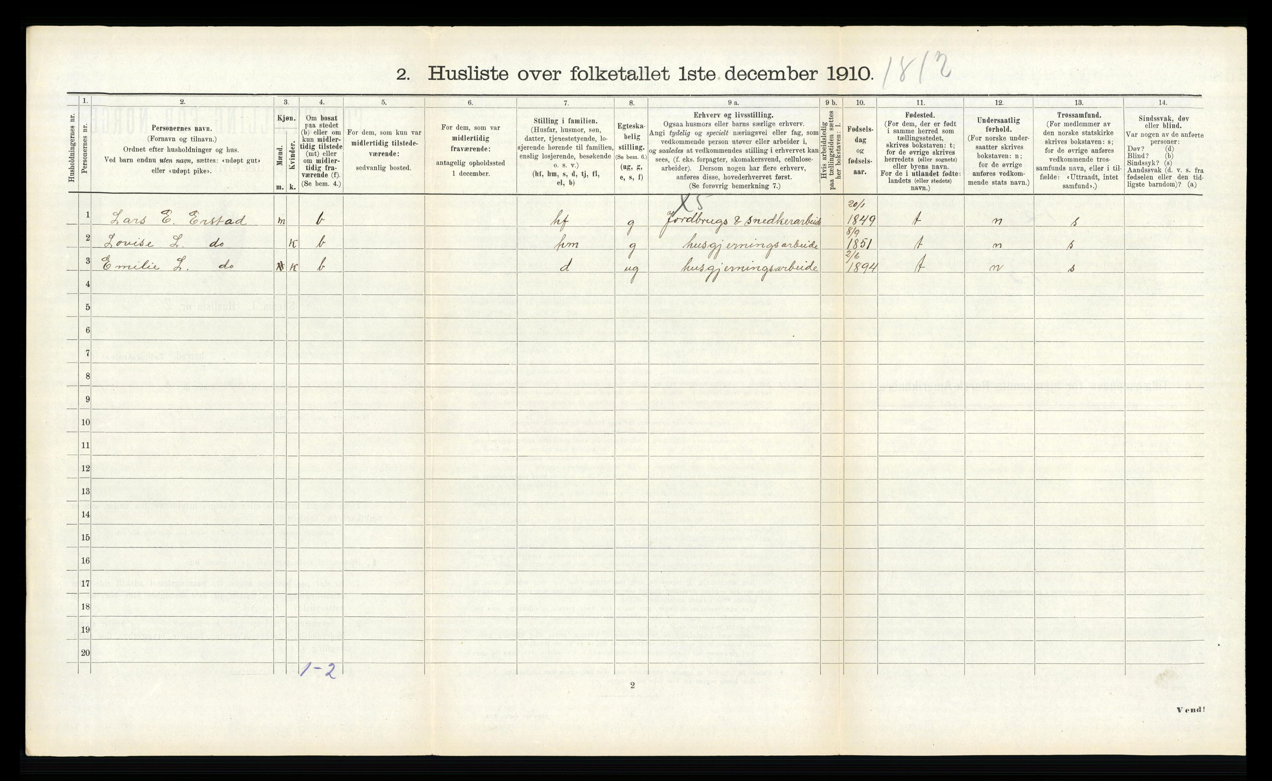 RA, 1910 census for Sykkylven, 1910, p. 690