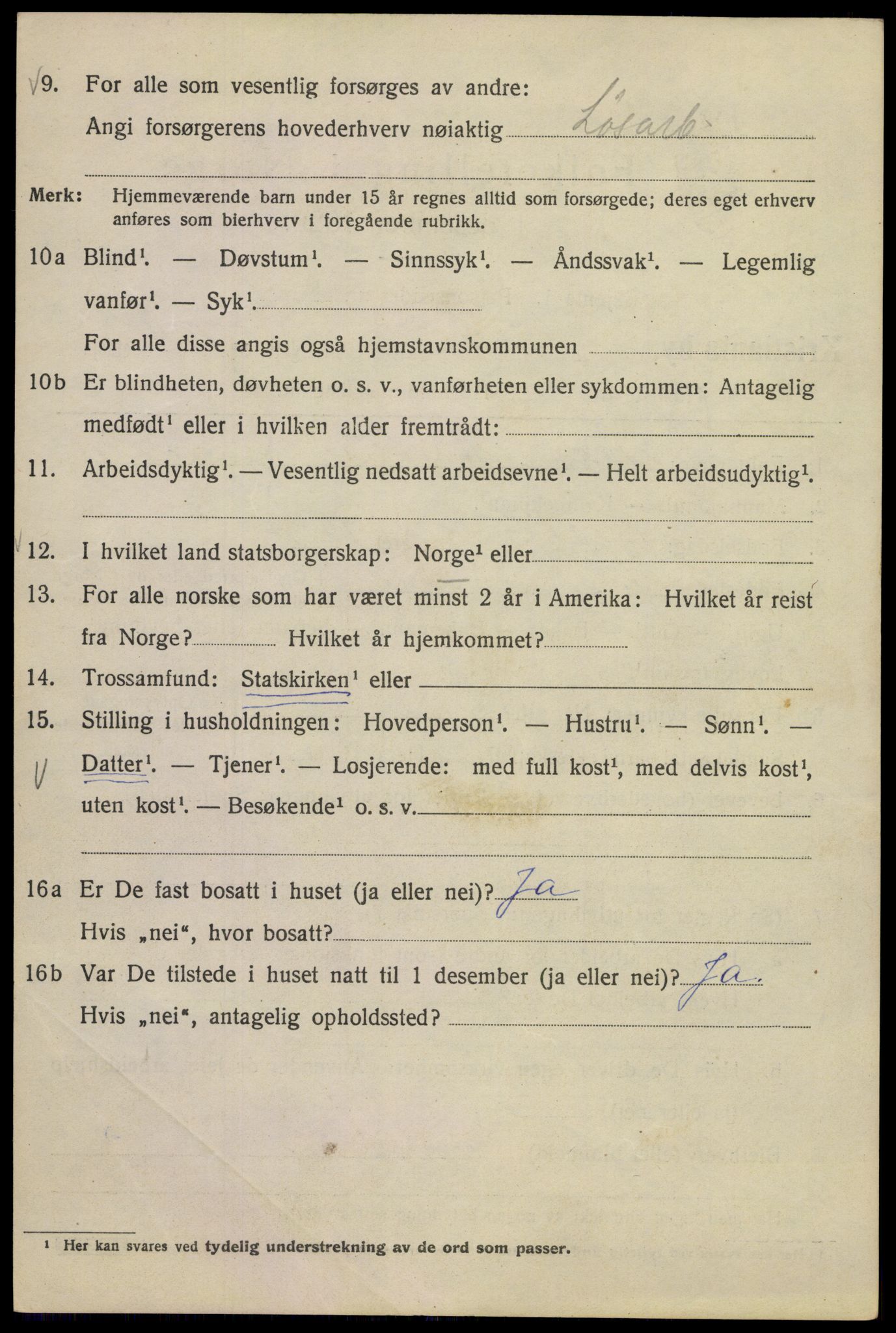 SAO, 1920 census for Kristiania, 1920, p. 596914