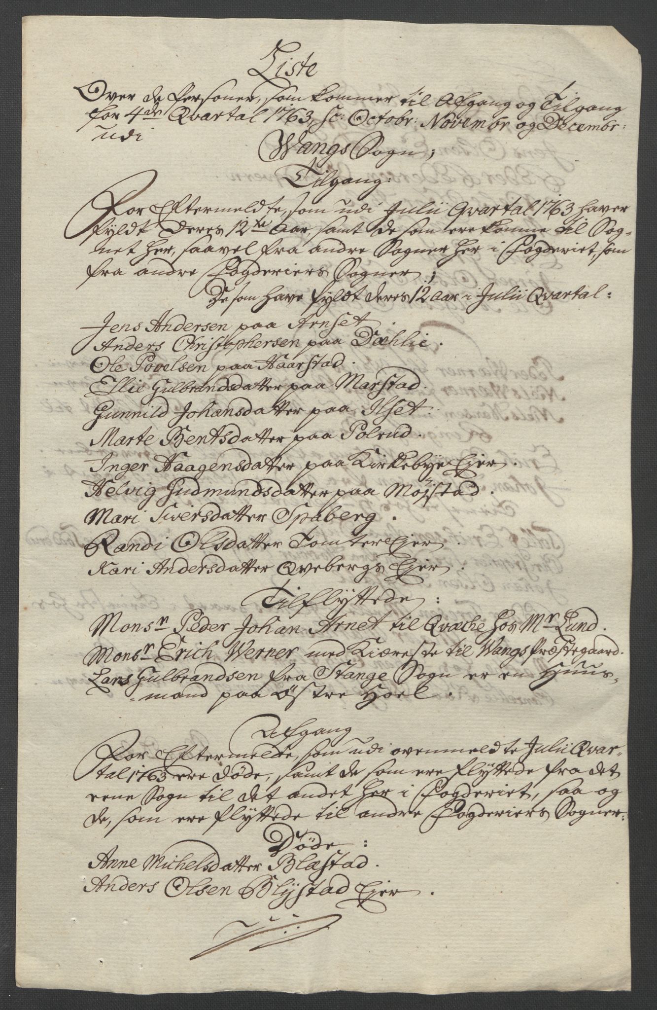 Rentekammeret inntil 1814, Reviderte regnskaper, Fogderegnskap, AV/RA-EA-4092/R16/L1147: Ekstraskatten Hedmark, 1763-1764, p. 77