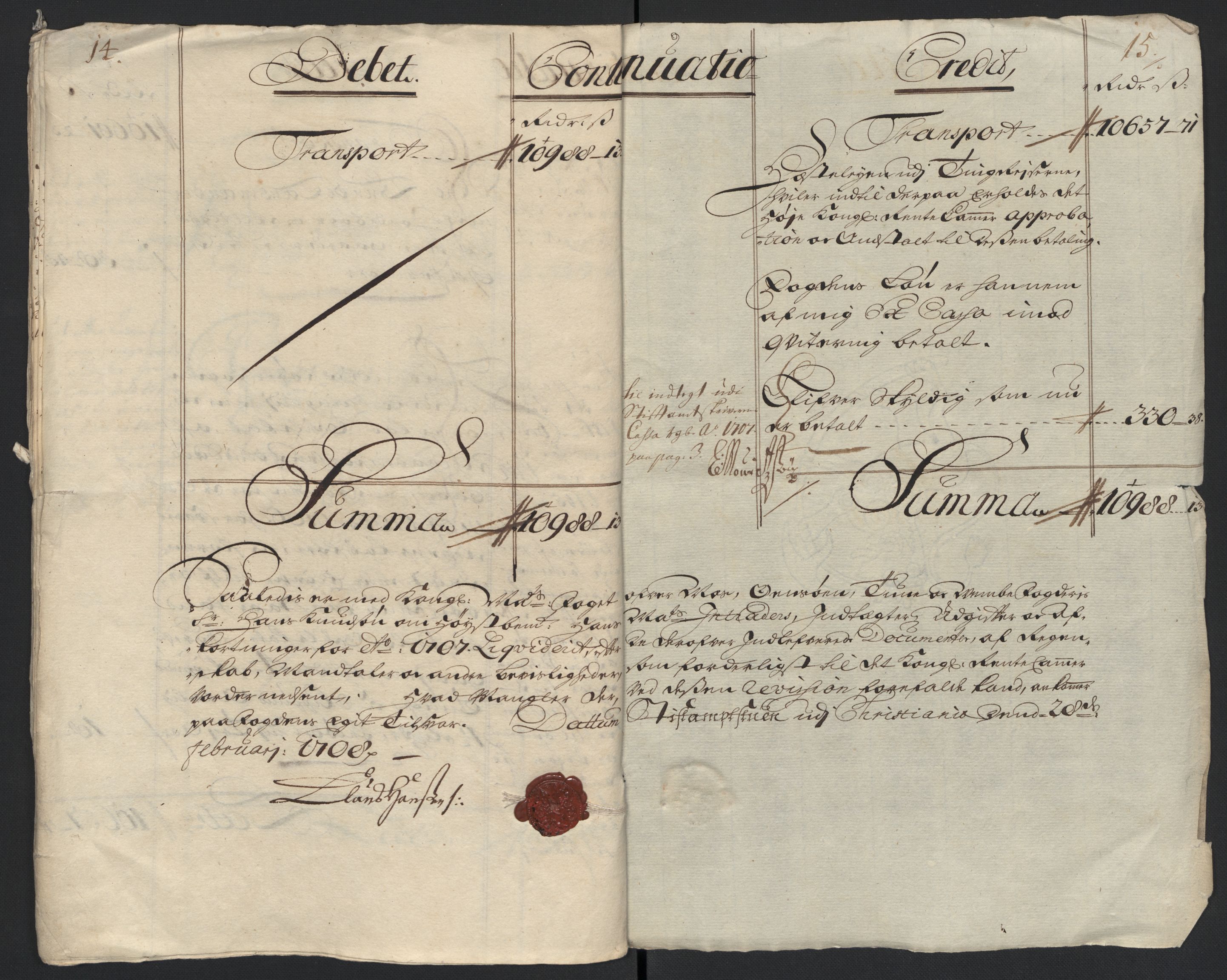 Rentekammeret inntil 1814, Reviderte regnskaper, Fogderegnskap, AV/RA-EA-4092/R04/L0134: Fogderegnskap Moss, Onsøy, Tune, Veme og Åbygge, 1707-1708, p. 22