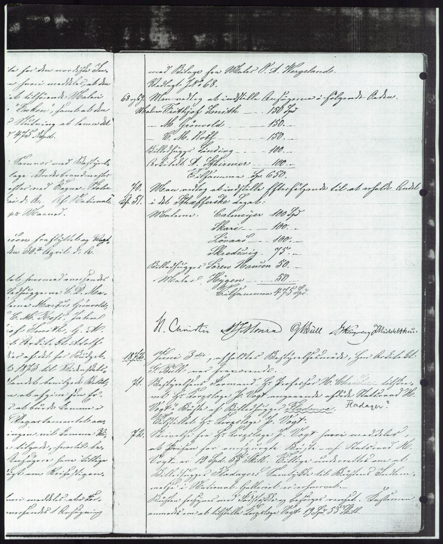 Nasjonalgalleriet, NMFK/NG-1000/A/Aa/L0001: Forhandlingsprotokoll 1869-1877, 1869-1877, p. 34