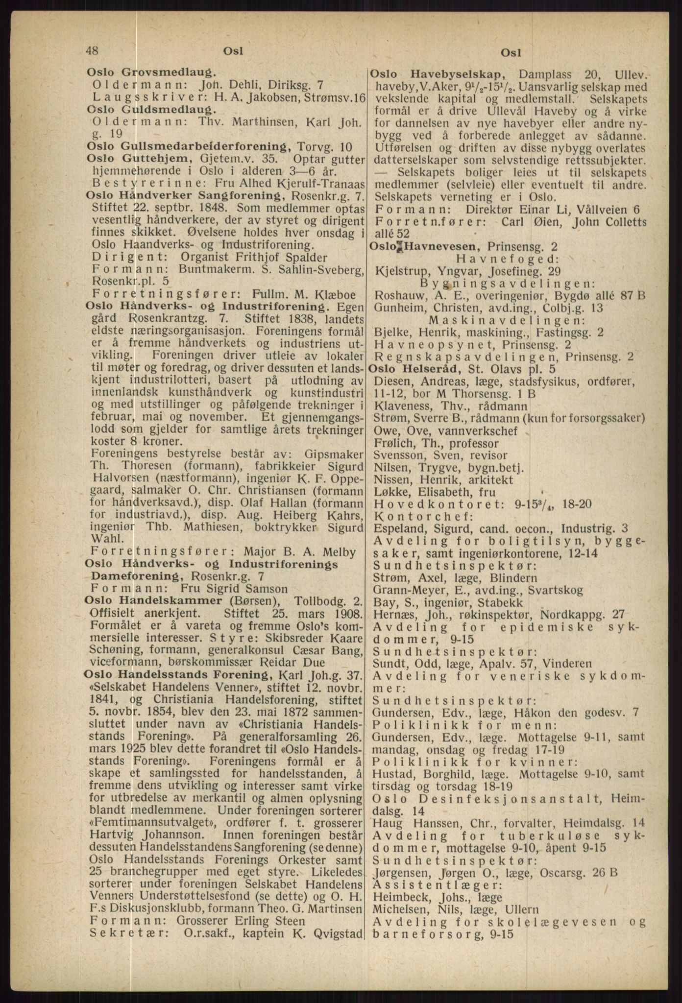 Kristiania/Oslo adressebok, PUBL/-, 1936, p. 48