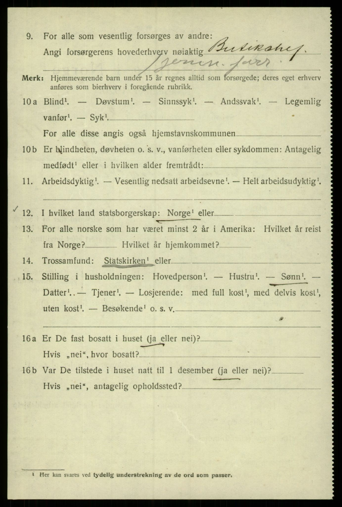 SAB, 1920 census for Bergen, 1920, p. 77138