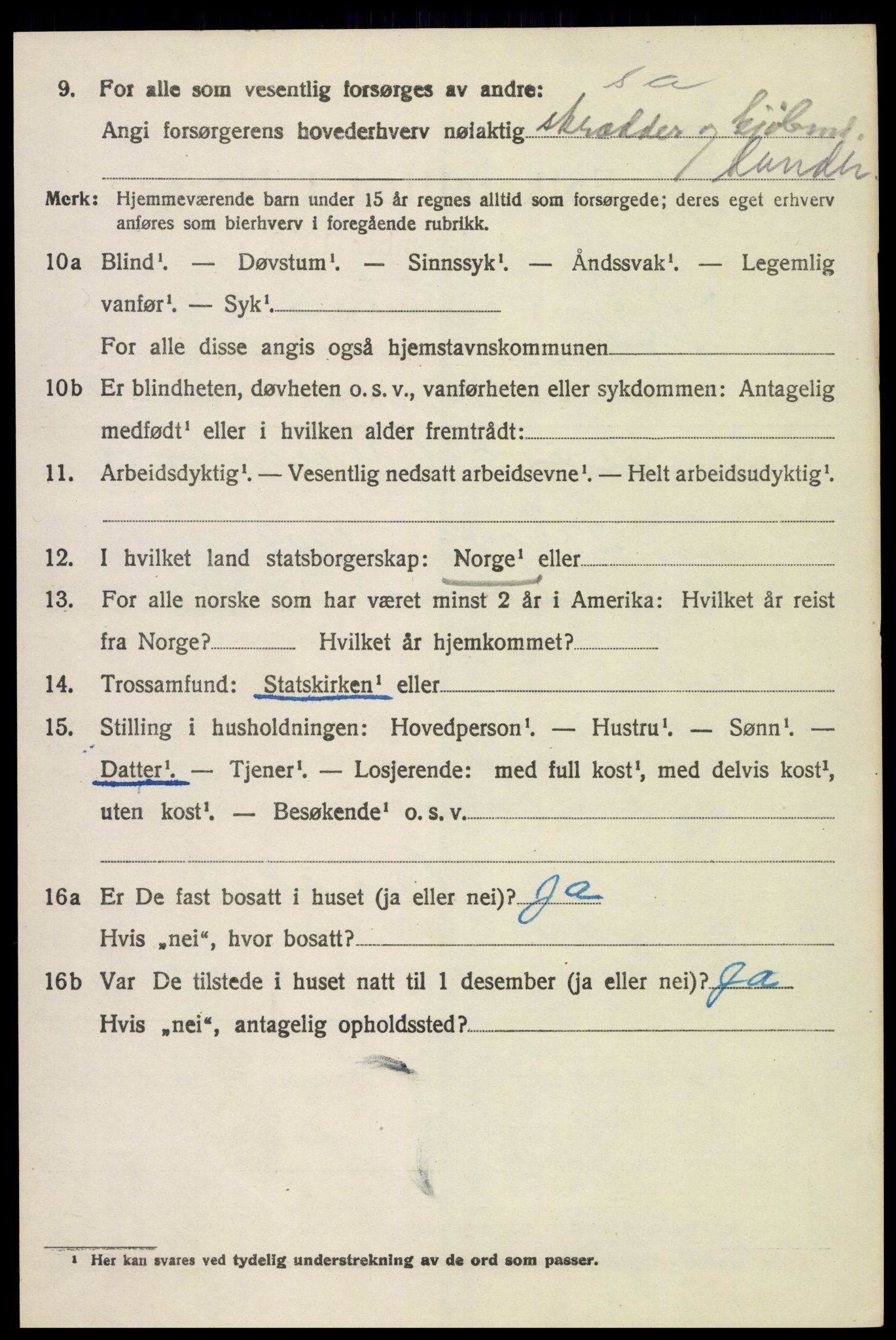 SAH, 1920 census for Løten, 1920, p. 7152