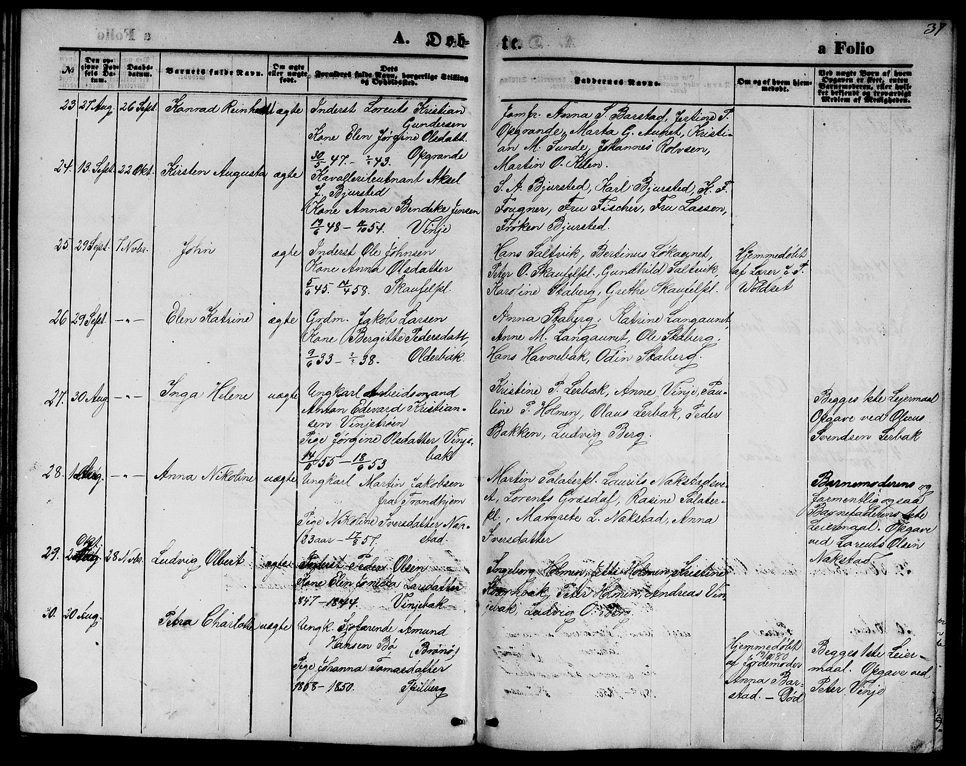 Ministerialprotokoller, klokkerbøker og fødselsregistre - Nord-Trøndelag, SAT/A-1458/733/L0326: Parish register (copy) no. 733C01, 1871-1887, p. 37