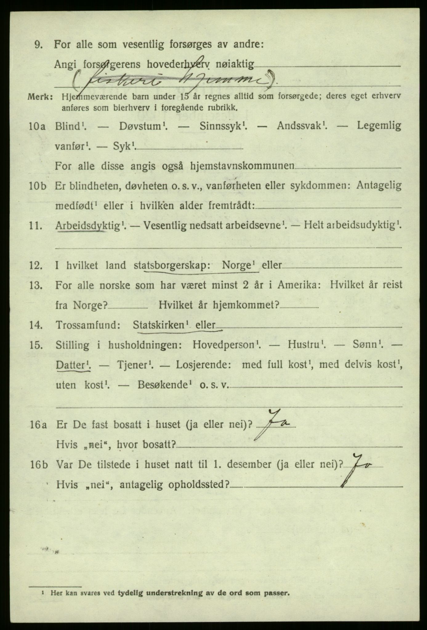 SAB, 1920 census for Askvoll, 1920, p. 4659