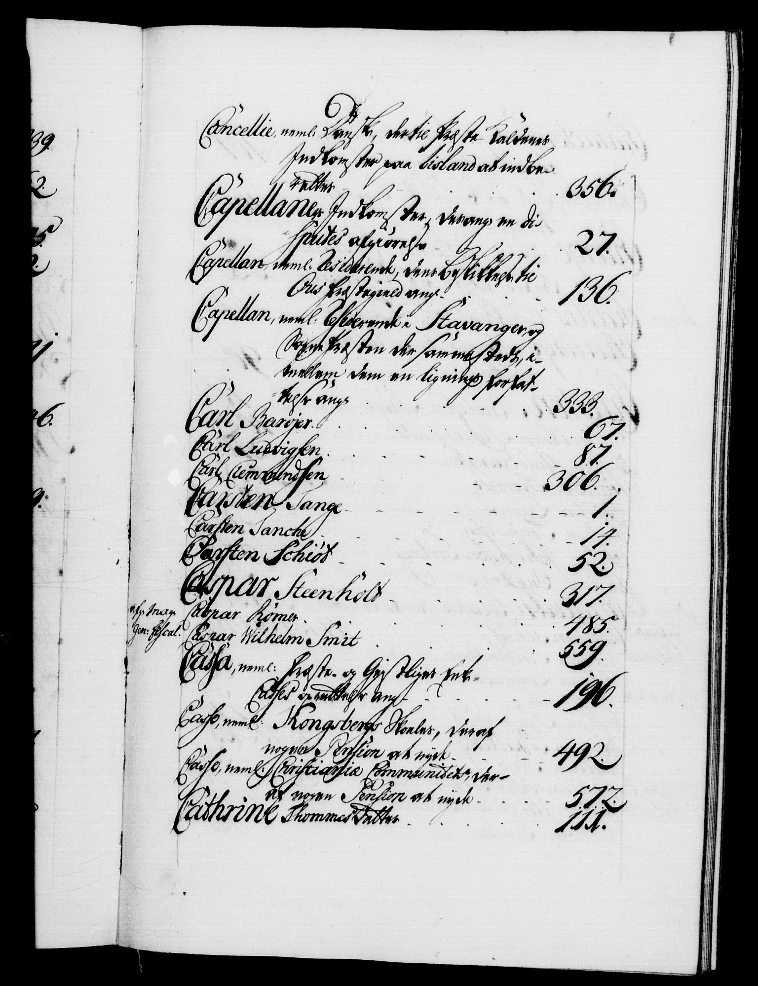 Danske Kanselli 1572-1799, AV/RA-EA-3023/F/Fc/Fca/Fcab/L0027: Norske tegnelser, 1736-1737