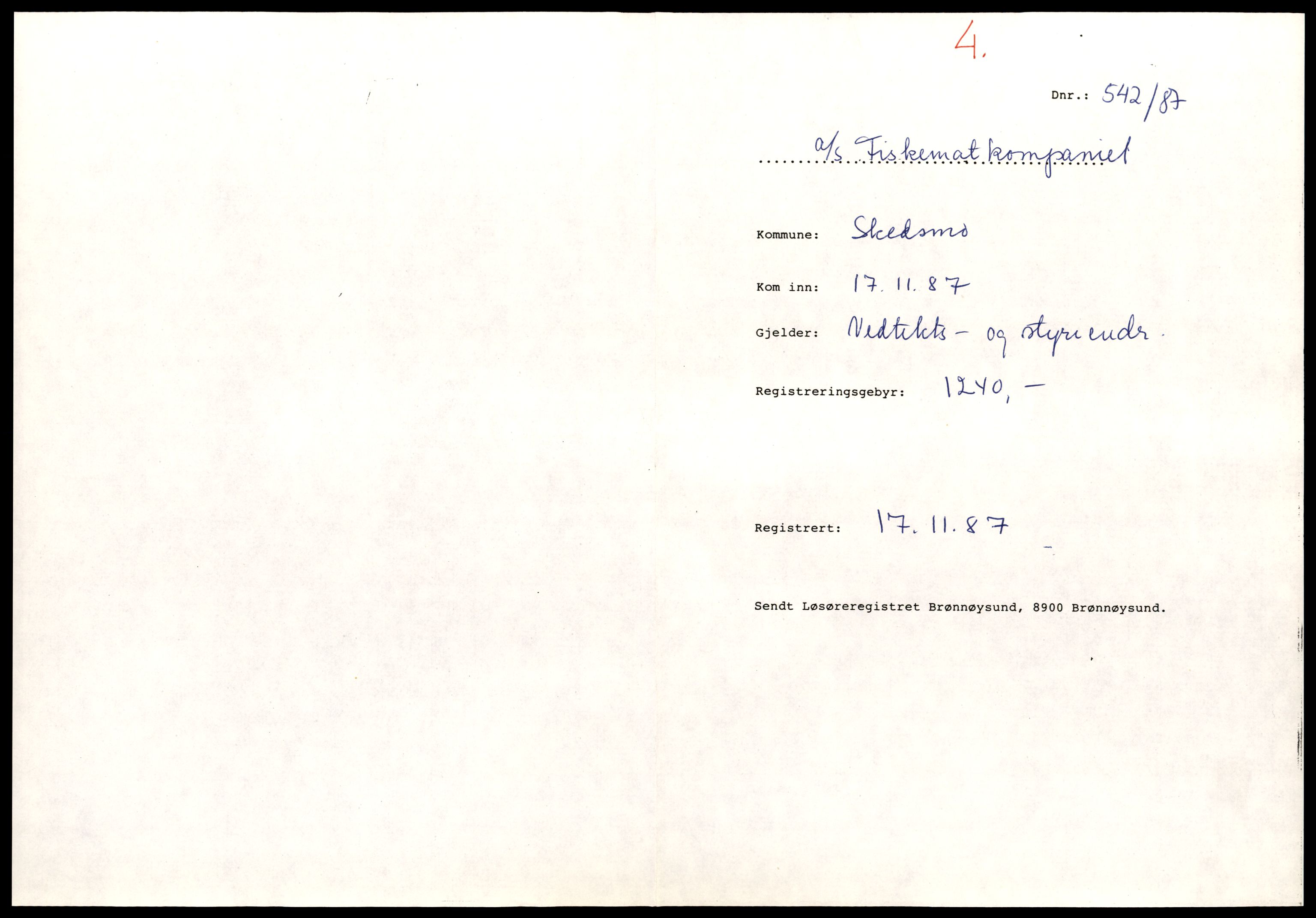 Nedre Romerike sorenskriveri, AV/SAT-A-10469/K/Ke/Ked/L0007: Enkeltmannsforetak, aksejselskap og andelslag, Fi - Ge, 1944-1989