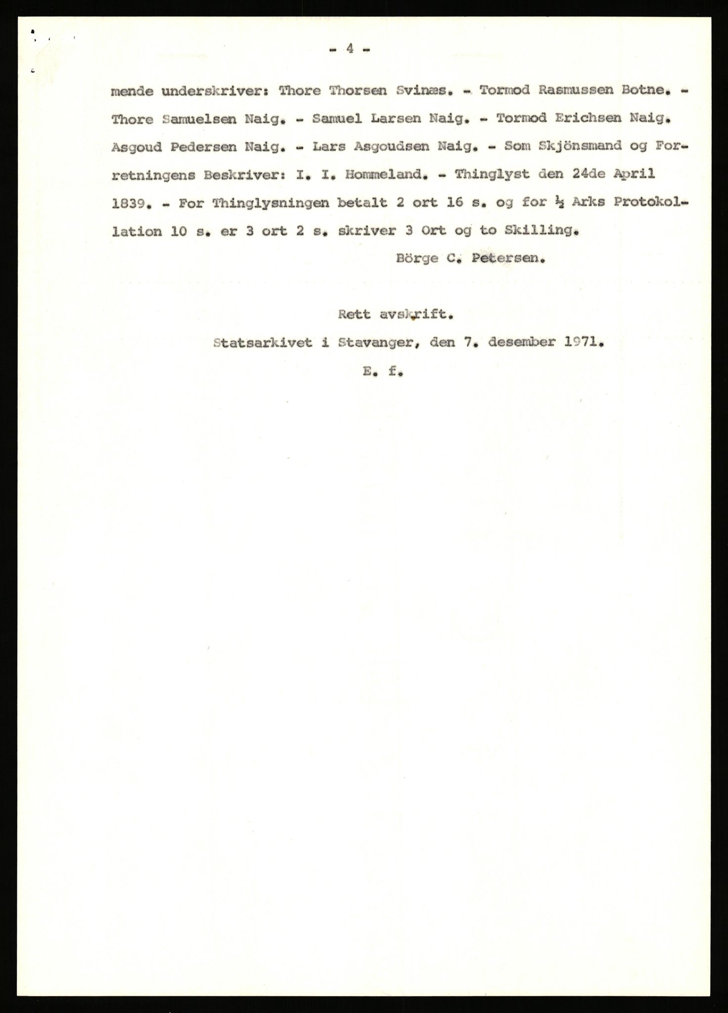 Statsarkivet i Stavanger, AV/SAST-A-101971/03/Y/Yj/L0061: Avskrifter sortert etter gårdsnavn: Møgedal - Nes, 1750-1930, p. 170