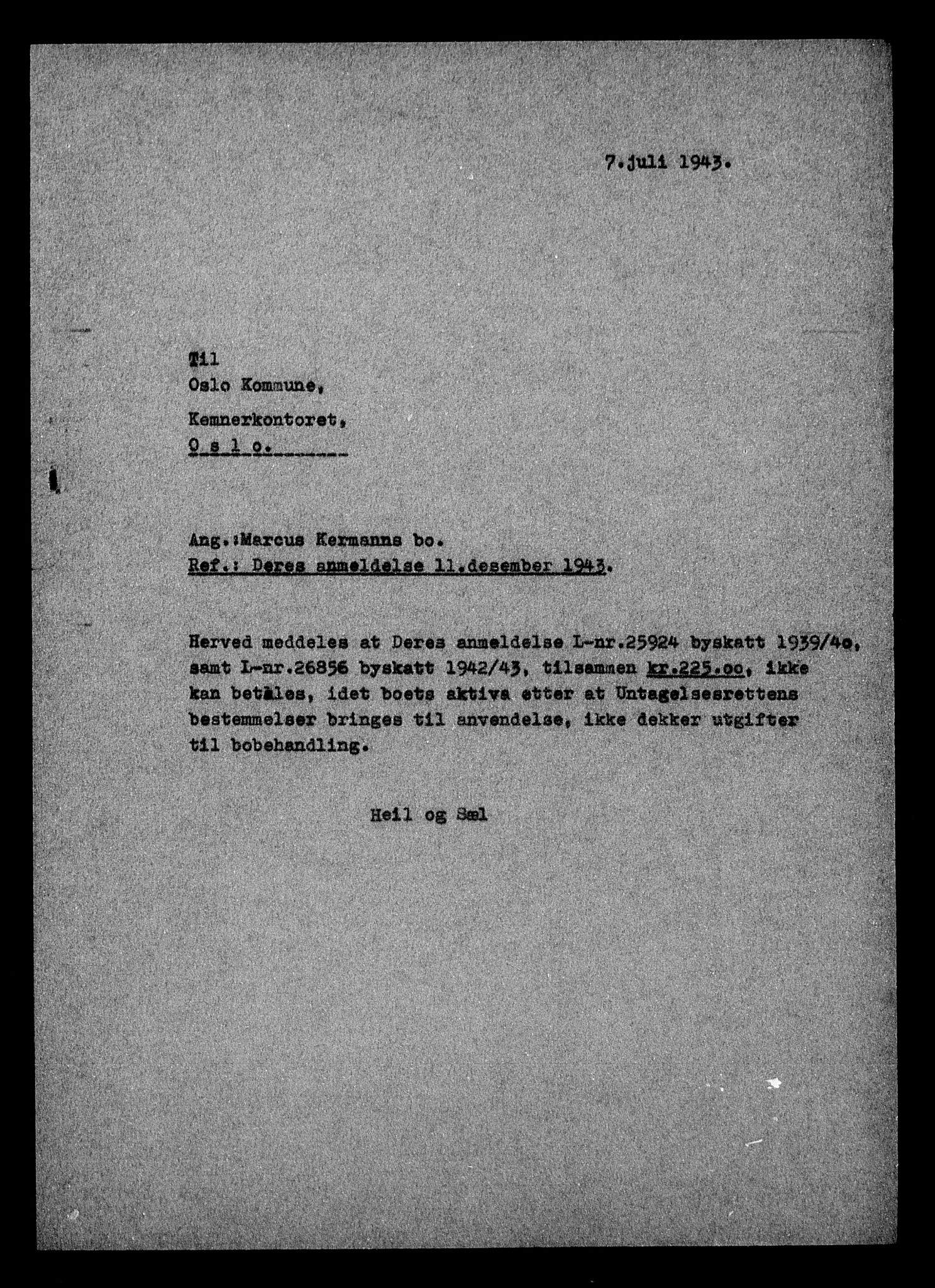 Justisdepartementet, Tilbakeføringskontoret for inndratte formuer, AV/RA-S-1564/H/Hc/Hcc/L0951: --, 1945-1947, p. 32