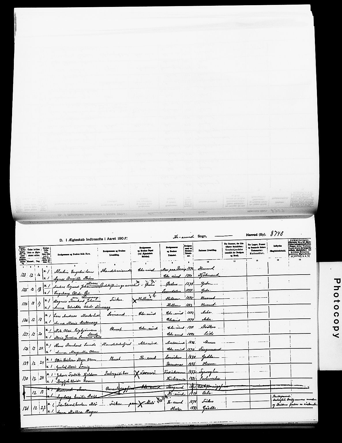 Ministerialprotokoller, klokkerbøker og fødselsregistre - Møre og Romsdal, AV/SAT-A-1454/572/L0859: Parish register (official) no. 572D03, 1903-1916