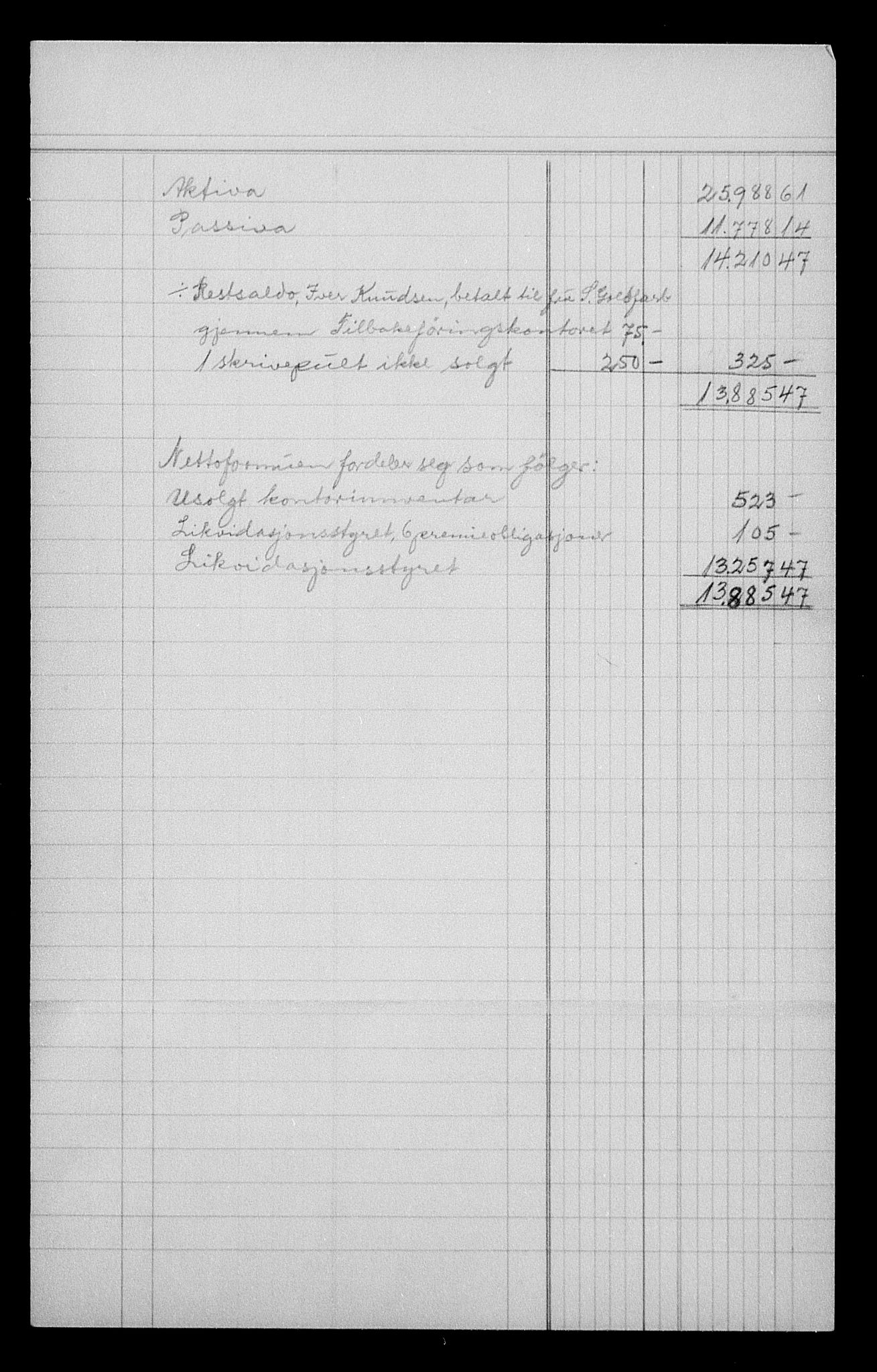 Justisdepartementet, Tilbakeføringskontoret for inndratte formuer, RA/S-1564/H/Hc/Hcd/L0996: --, 1945-1947, p. 122