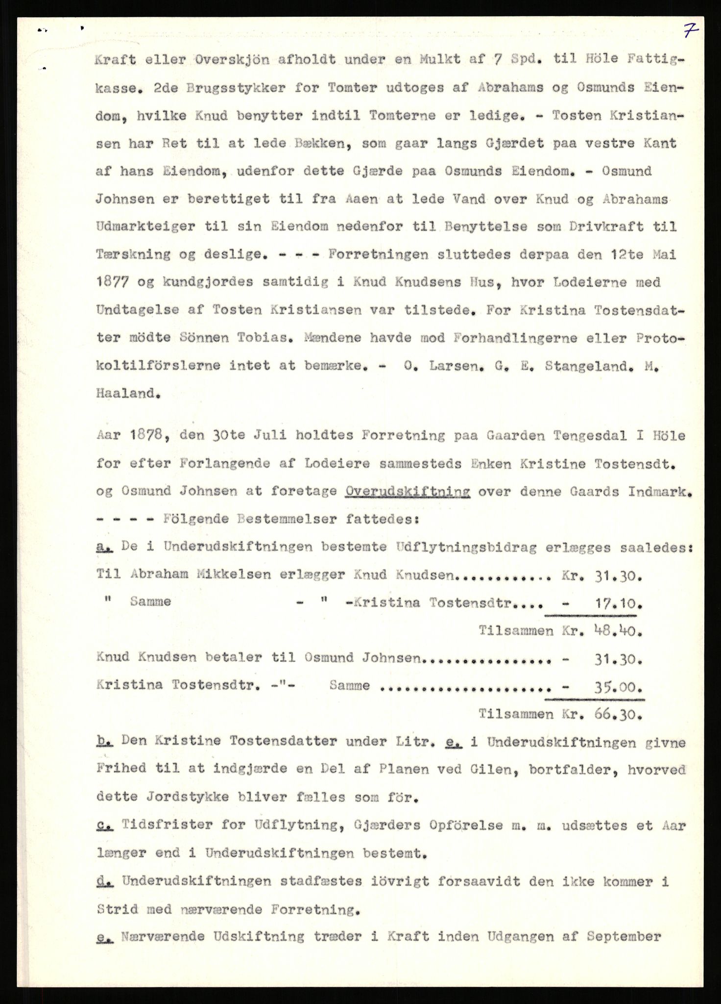 Statsarkivet i Stavanger, AV/SAST-A-101971/03/Y/Yj/L0086: Avskrifter sortert etter gårdsnavn: Tau - Tjeltveit, 1750-1930, p. 242