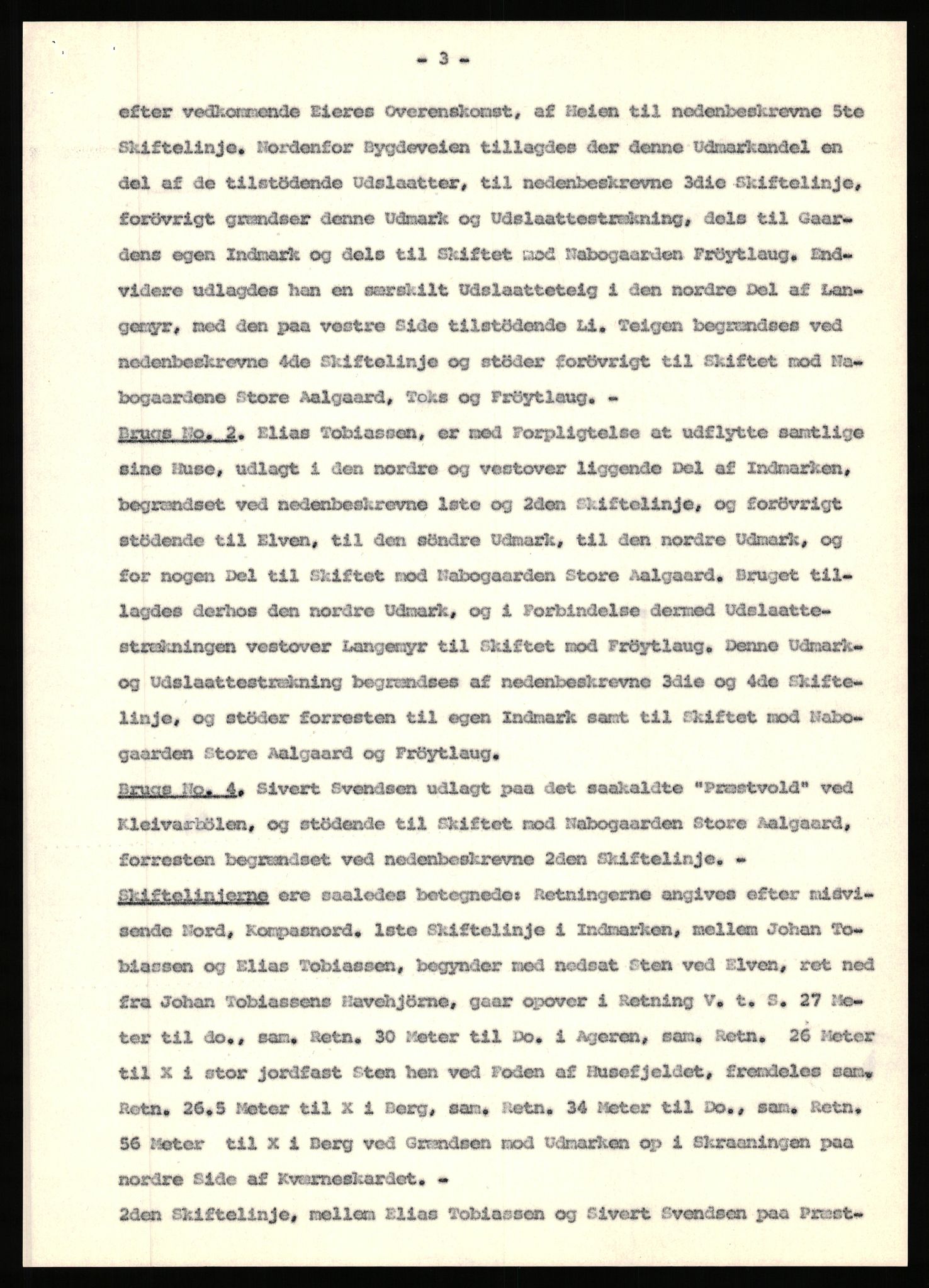 Statsarkivet i Stavanger, SAST/A-101971/03/Y/Yj/L0100: Avskrifter sortert etter gårdsnavn: Ålgård - Årsland, 1750-1930, p. 45