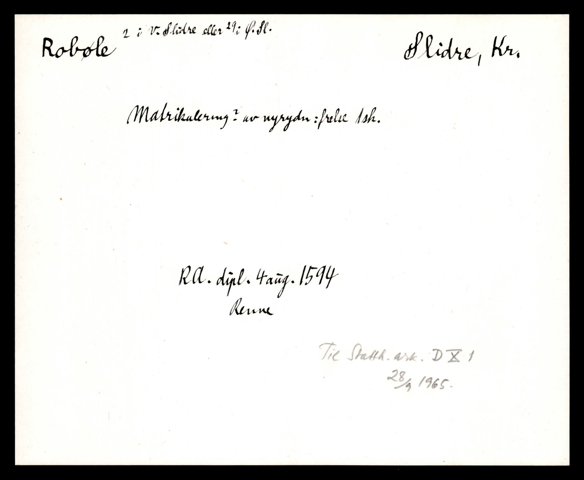 Riksarkivets diplomsamling, AV/RA-EA-5965/F35/F35e/L0011: Registreringssedler Oppland 3, 1400-1700, p. 617